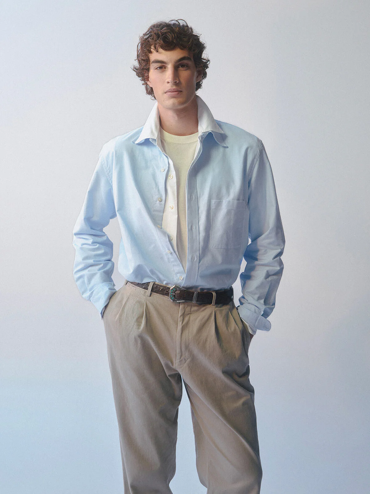 Oxford Shirt - Light Blue - Image 5