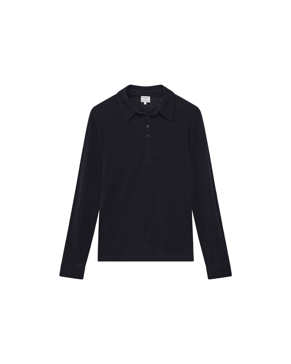 Linen Polo - Navy - Image 6