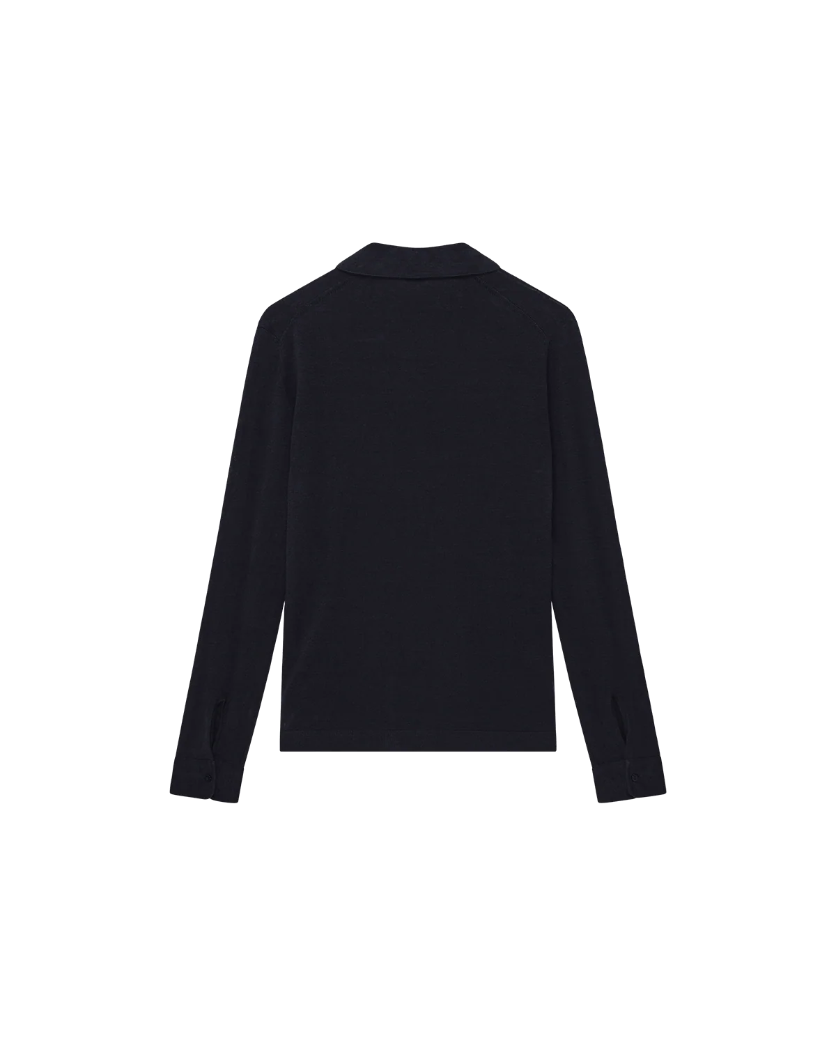 Linen Polo - Navy - Image 7