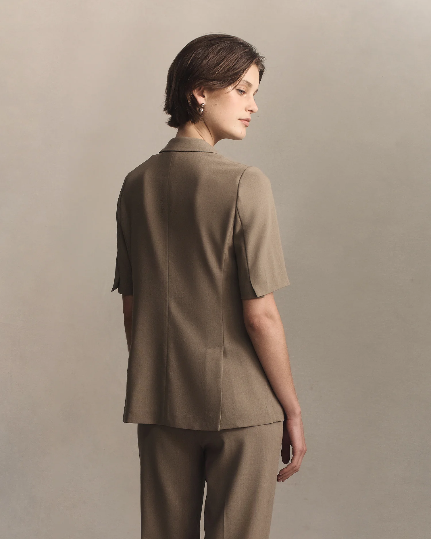 Lottie Blazer - Taupe - Image 4