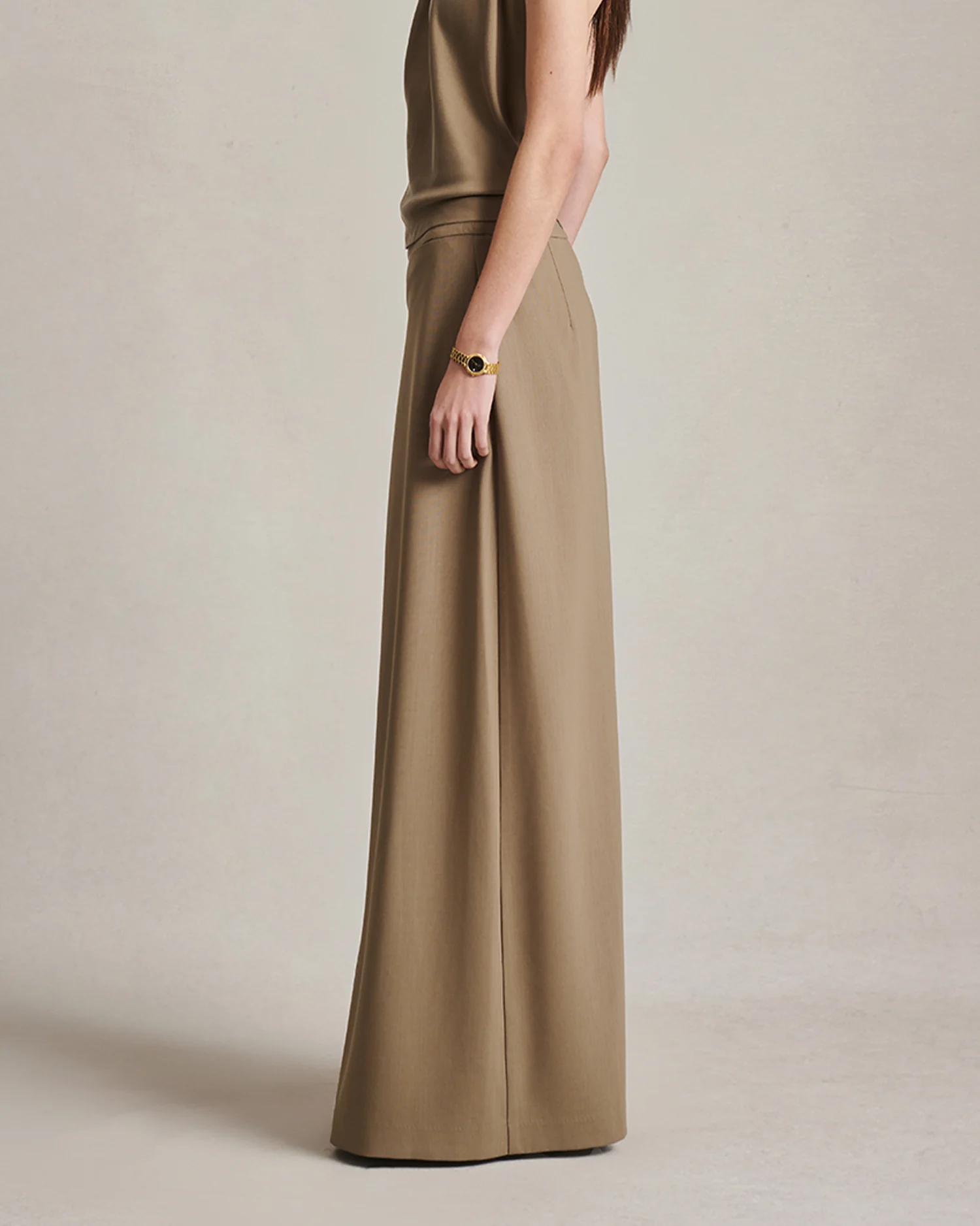 Lottie Skirt - Taupe - Image 4