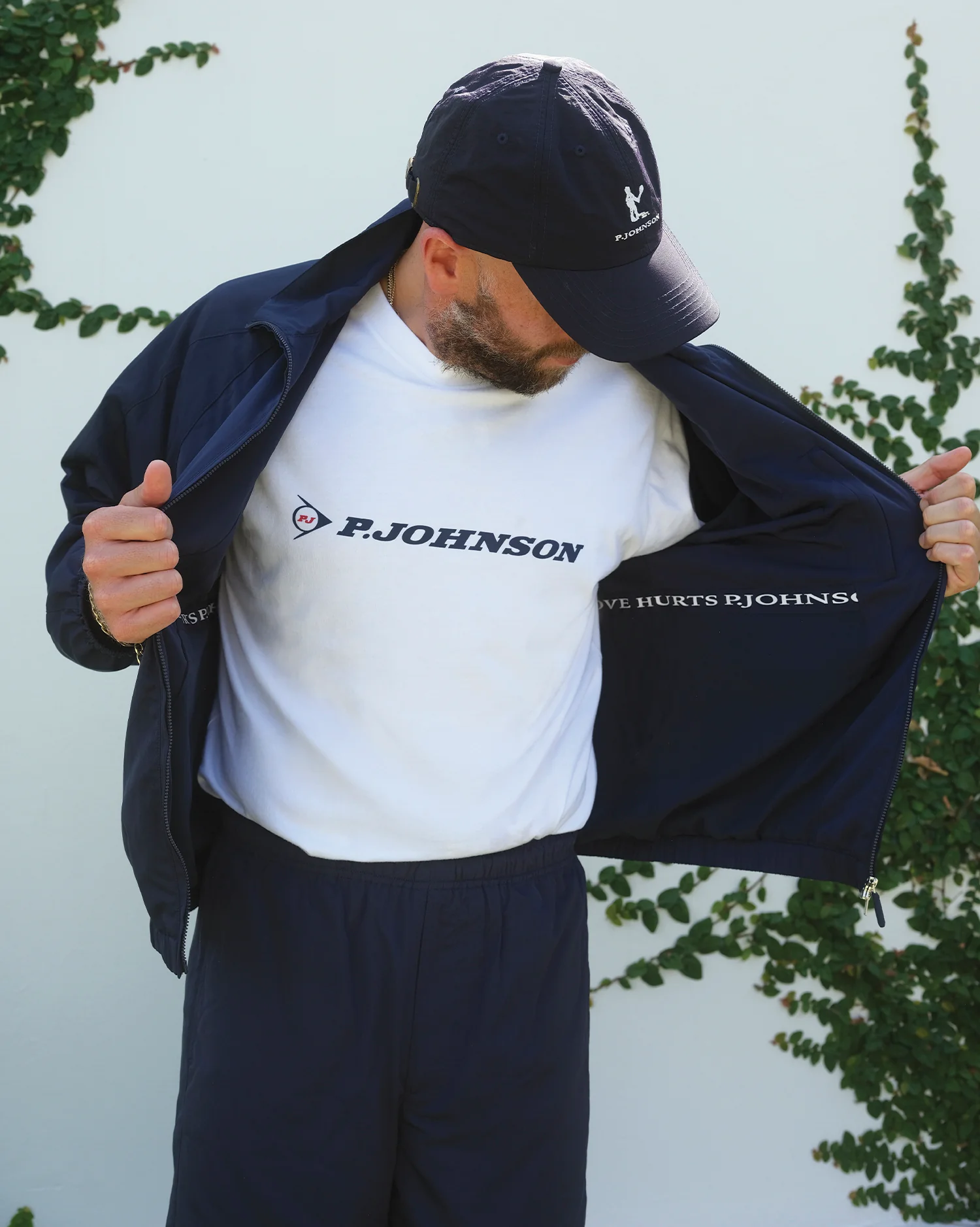 Love Hurts Warm-Up Jacket - Navy - Image 3