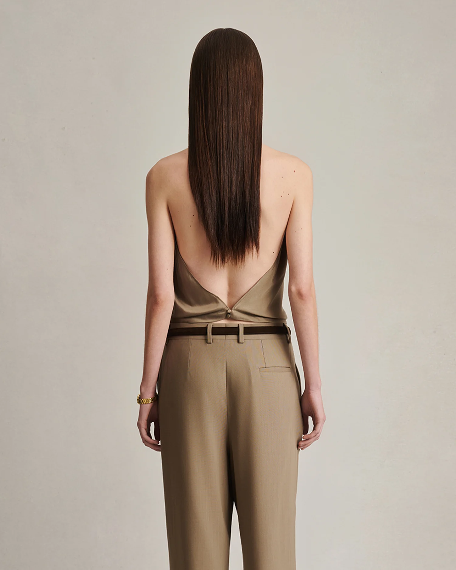 Margherita Top - Taupe - Image 5