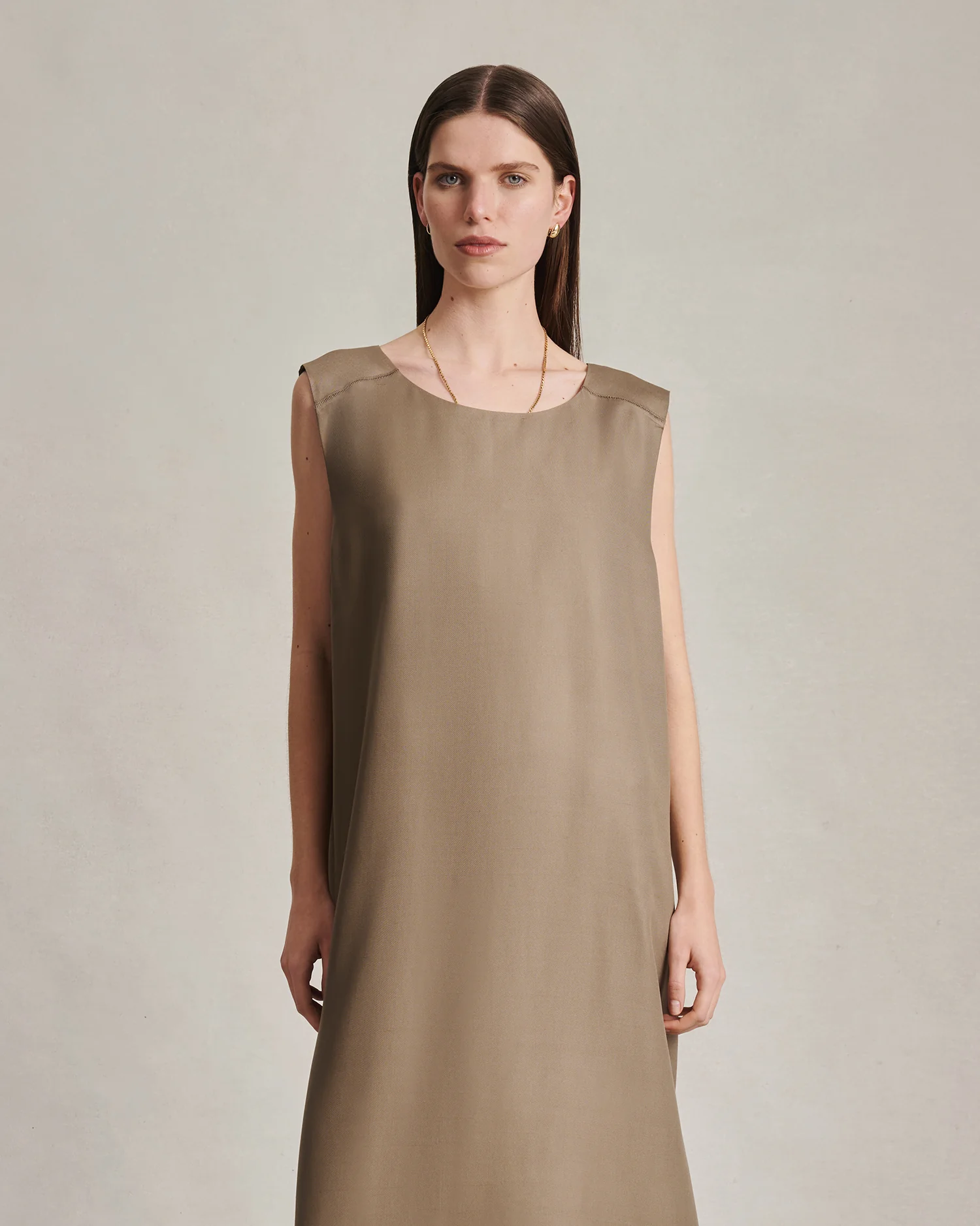 Maria Dress - Taupe Dupioni - Image 4