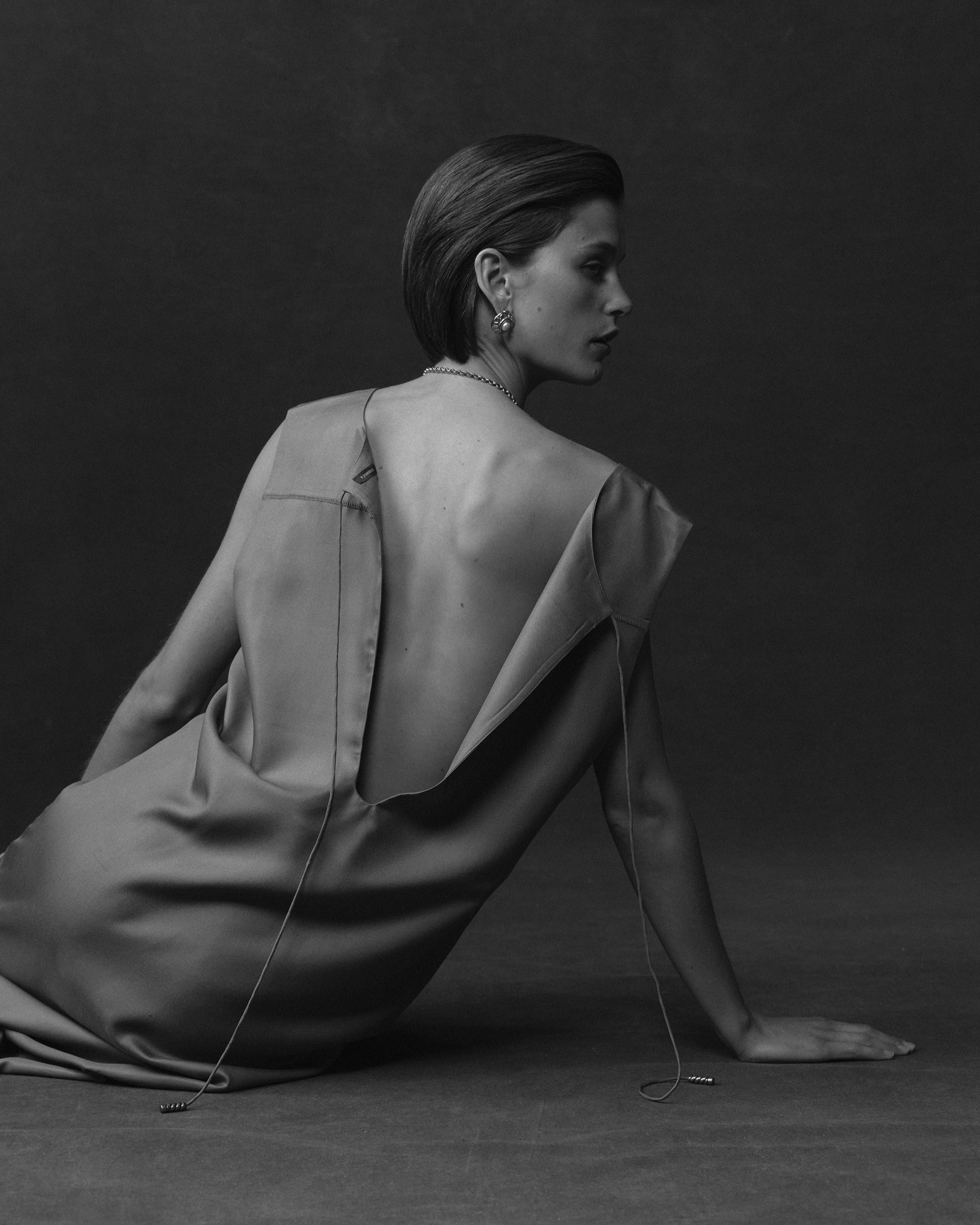 Maria Dress - Taupe Dupioni - Image 6