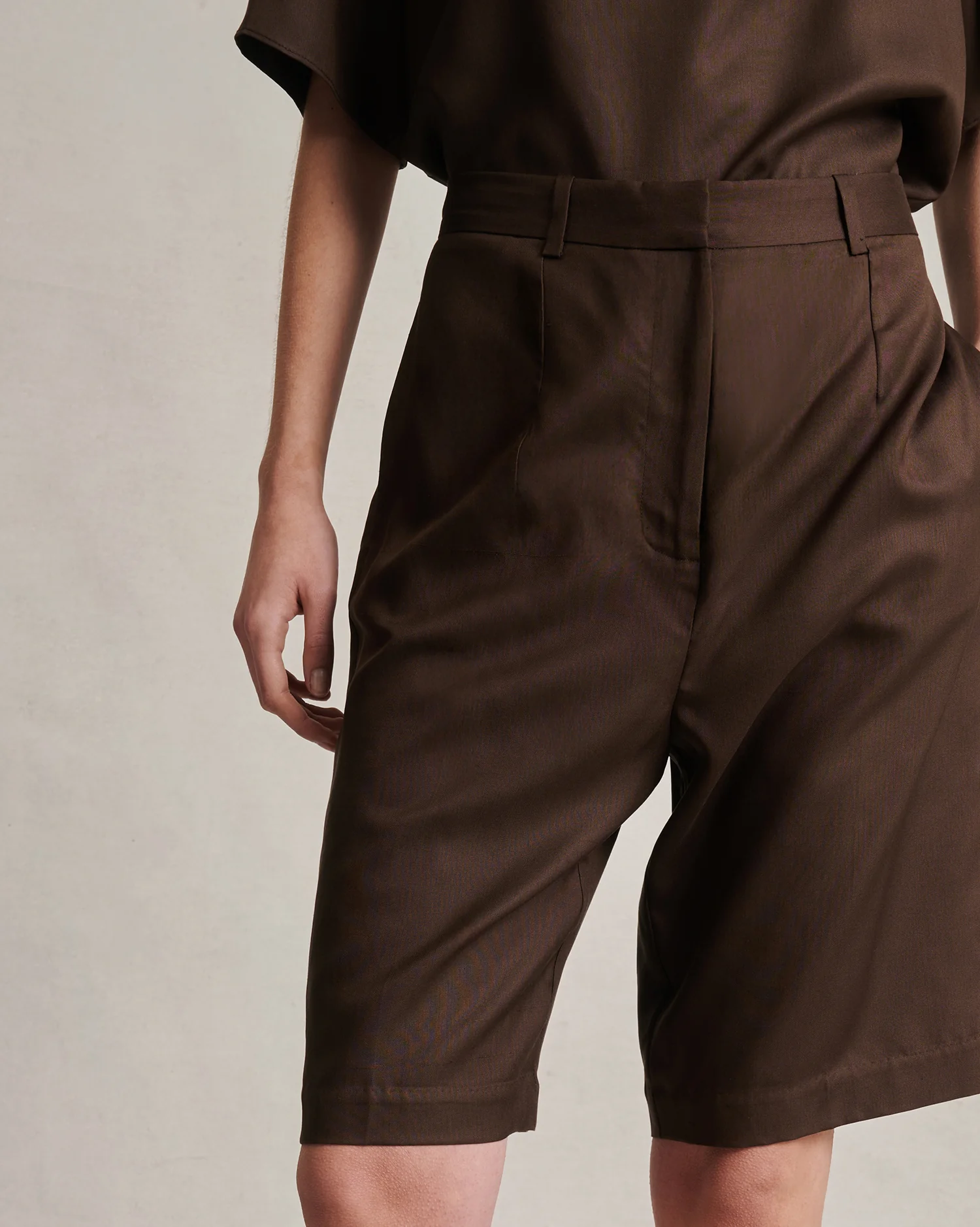 Maria Shorts - Chocolate Dupioni - Image 4