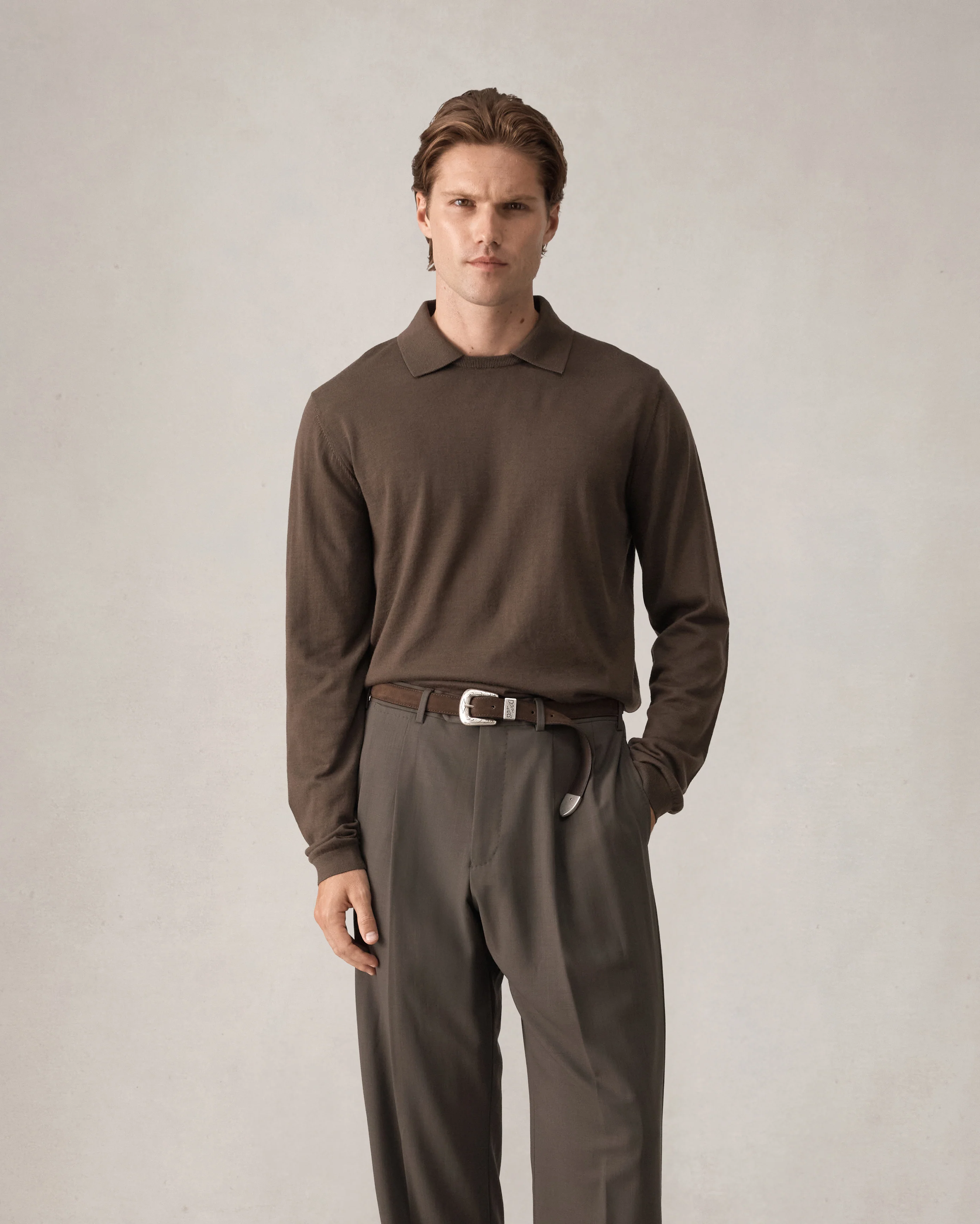 Merino Crewlo - Moss