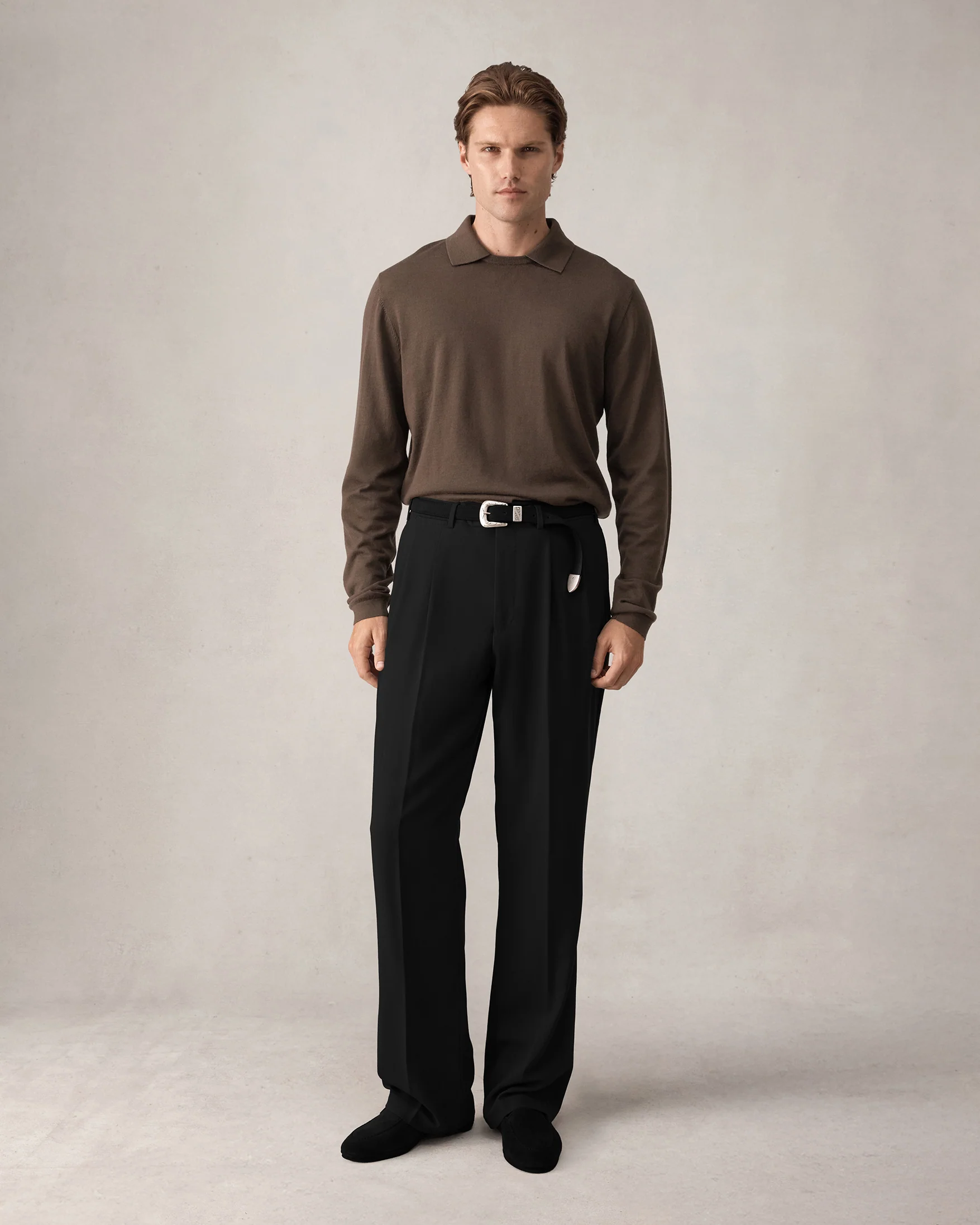 Merino S140 High Twist Trousers - Black - Image 4