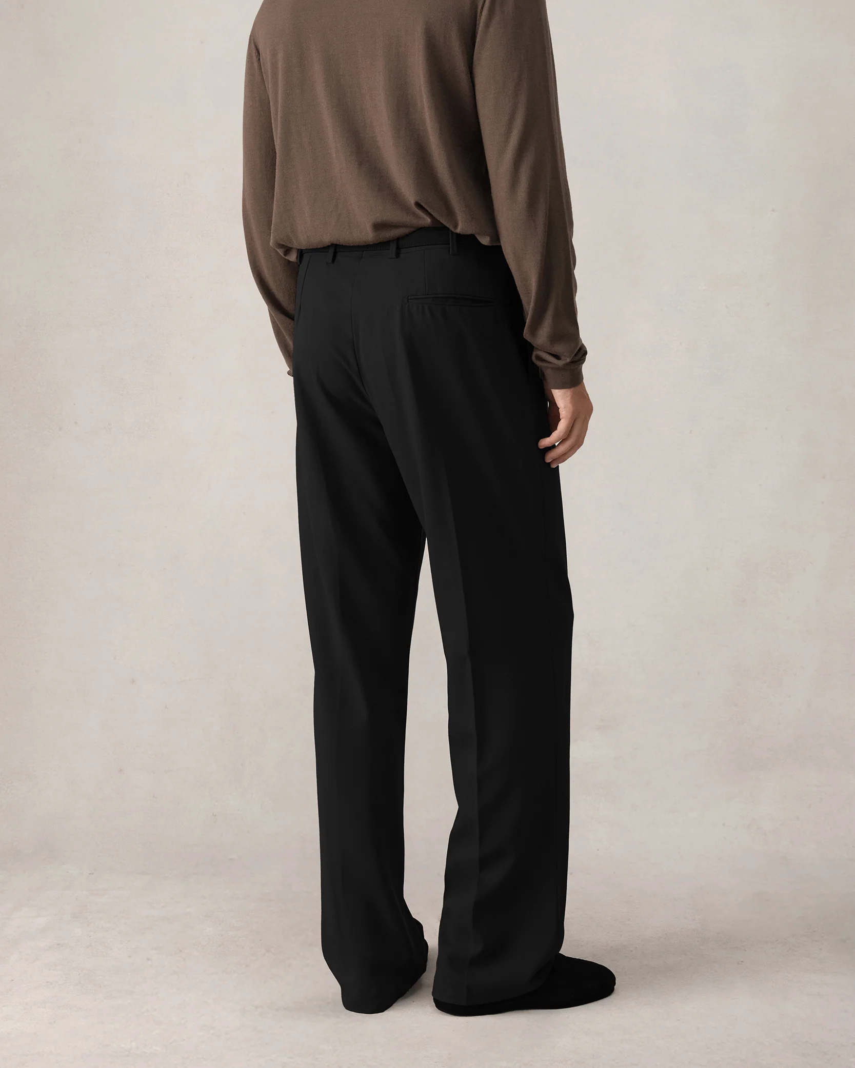 Merino S140 High Twist Trousers - Black - Image 6