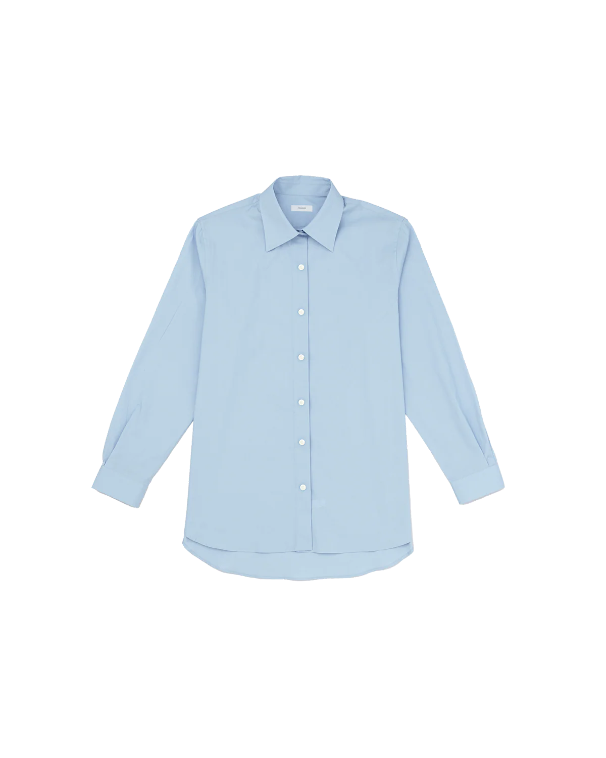 Classic Shirt - Mid Blue Poplin - Image 6