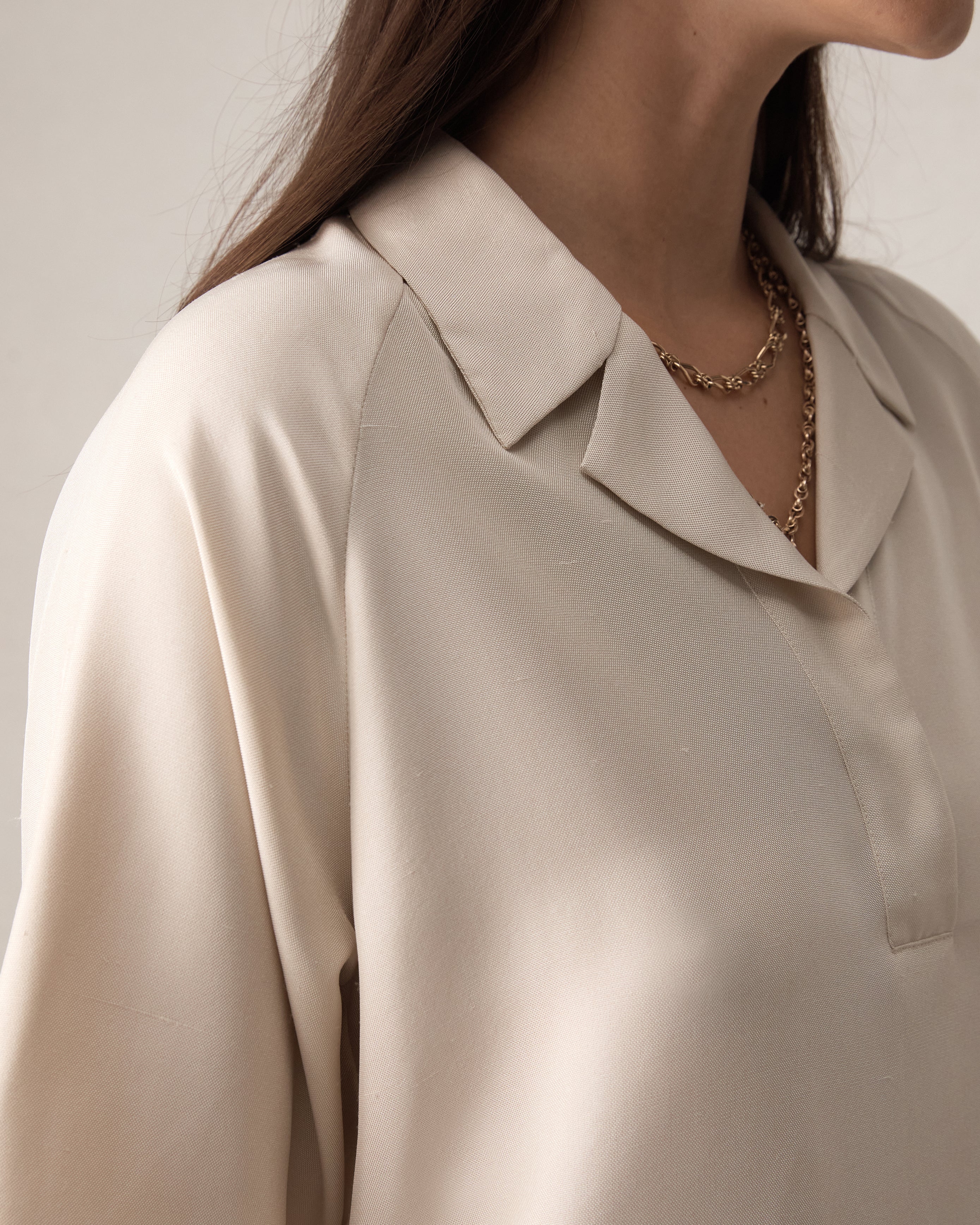 Montana Baseball Shirt - Beige Dupioni - Image 5