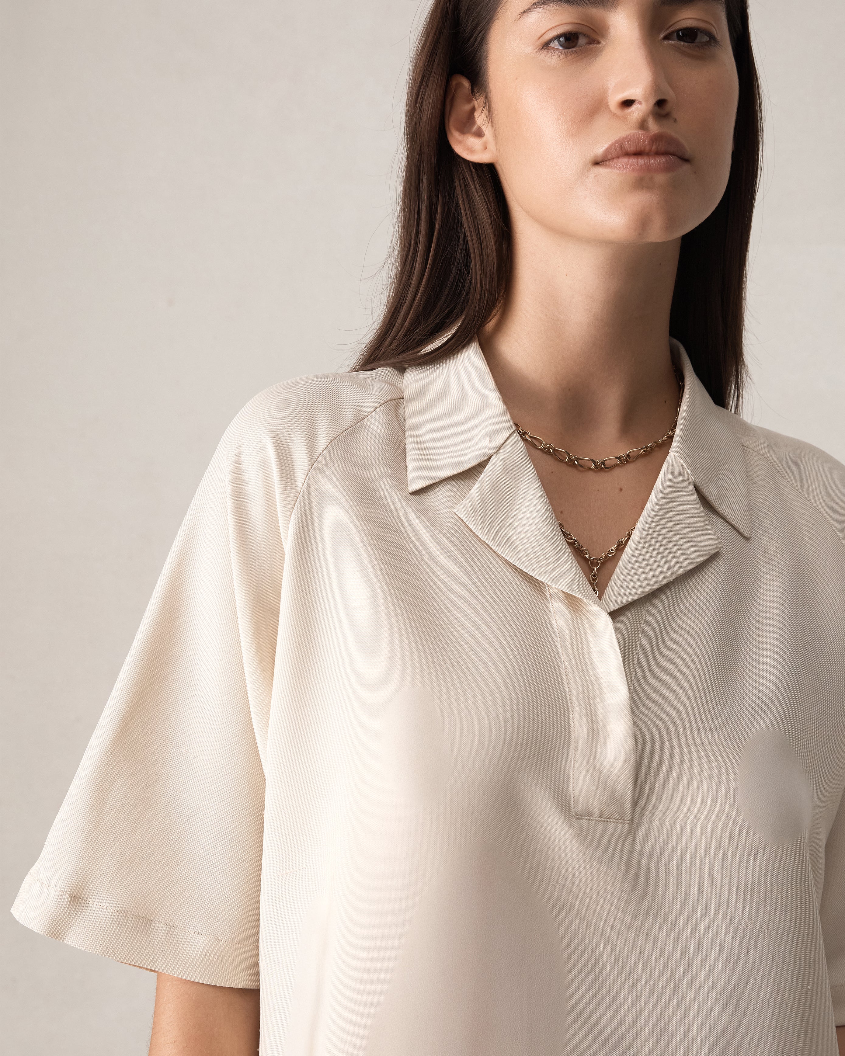 Montana Baseball Shirt - Beige Dupioni - Image 6