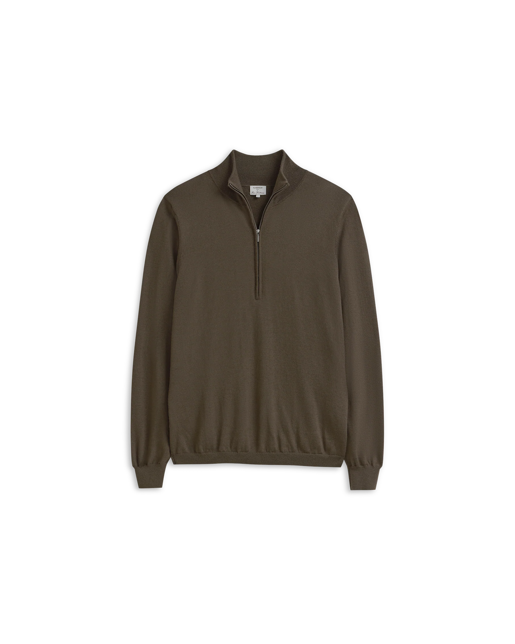 Merino Quarter Zip - Moss - Image 2