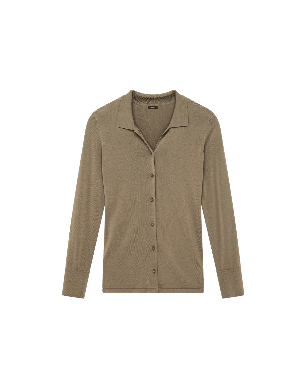 Natalie Knit Shirt - Taupe - Image 5