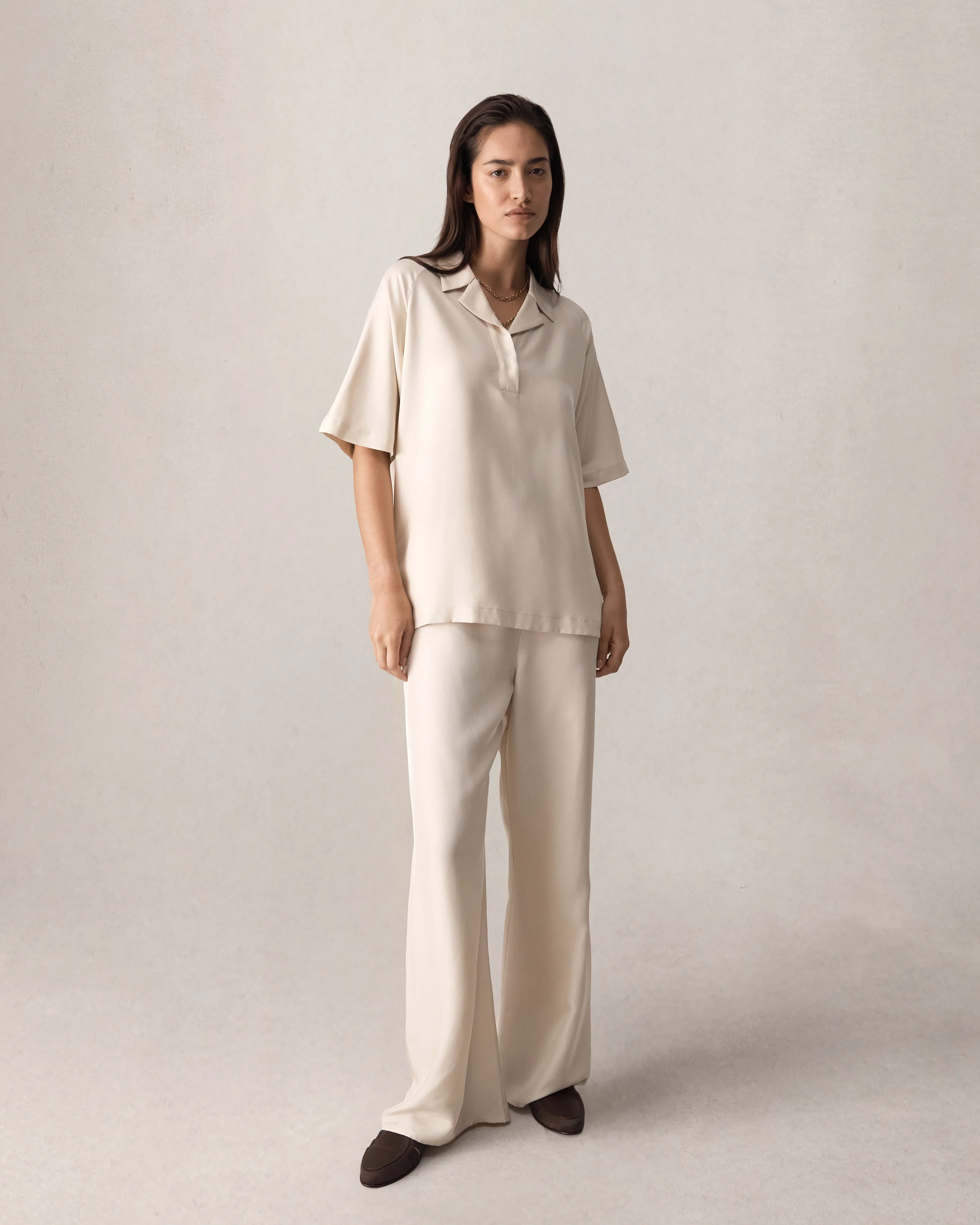 New Marella Trouser - Beige Dupioni - Image 4