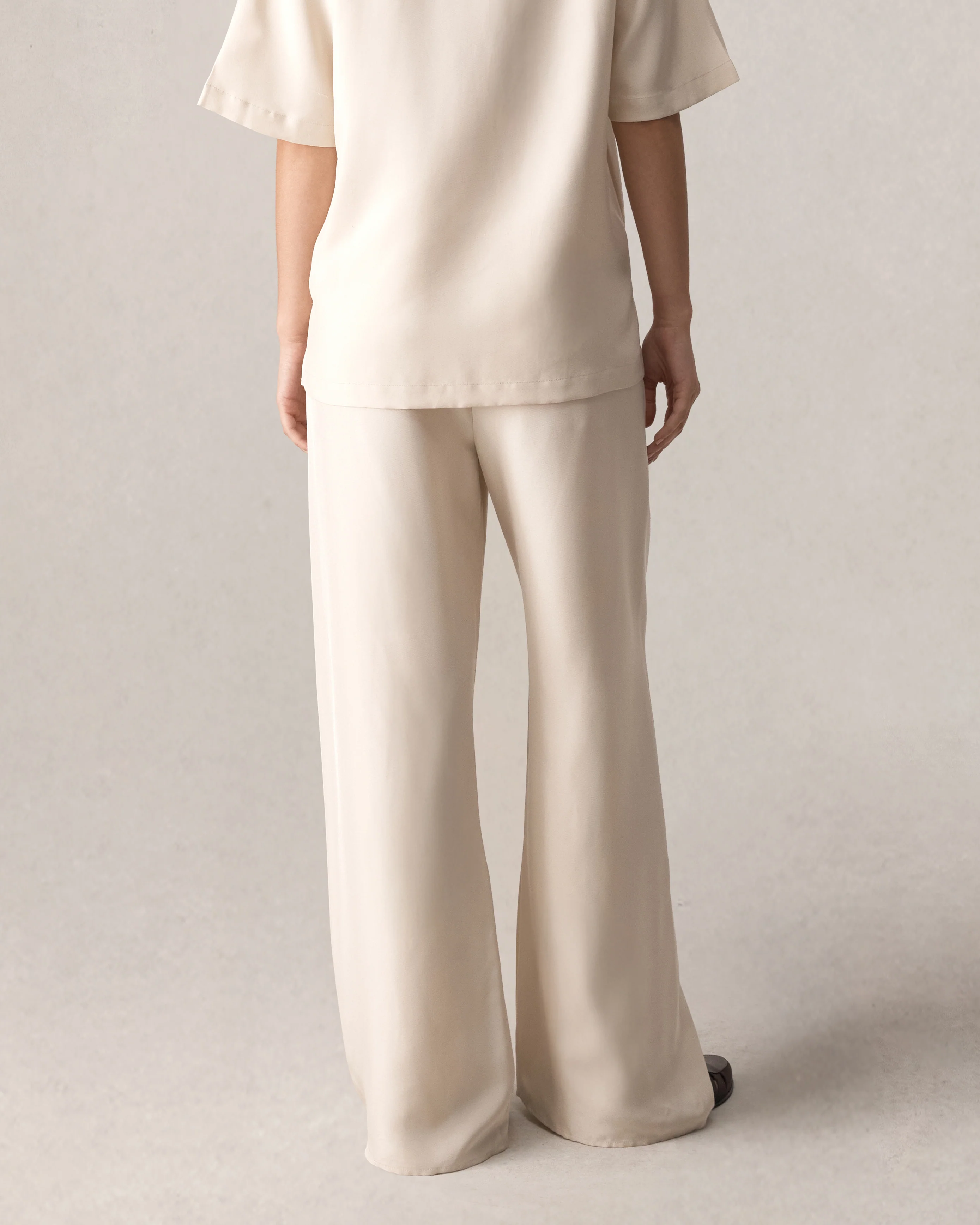New Marella Trouser - Beige Dupioni - Image 6
