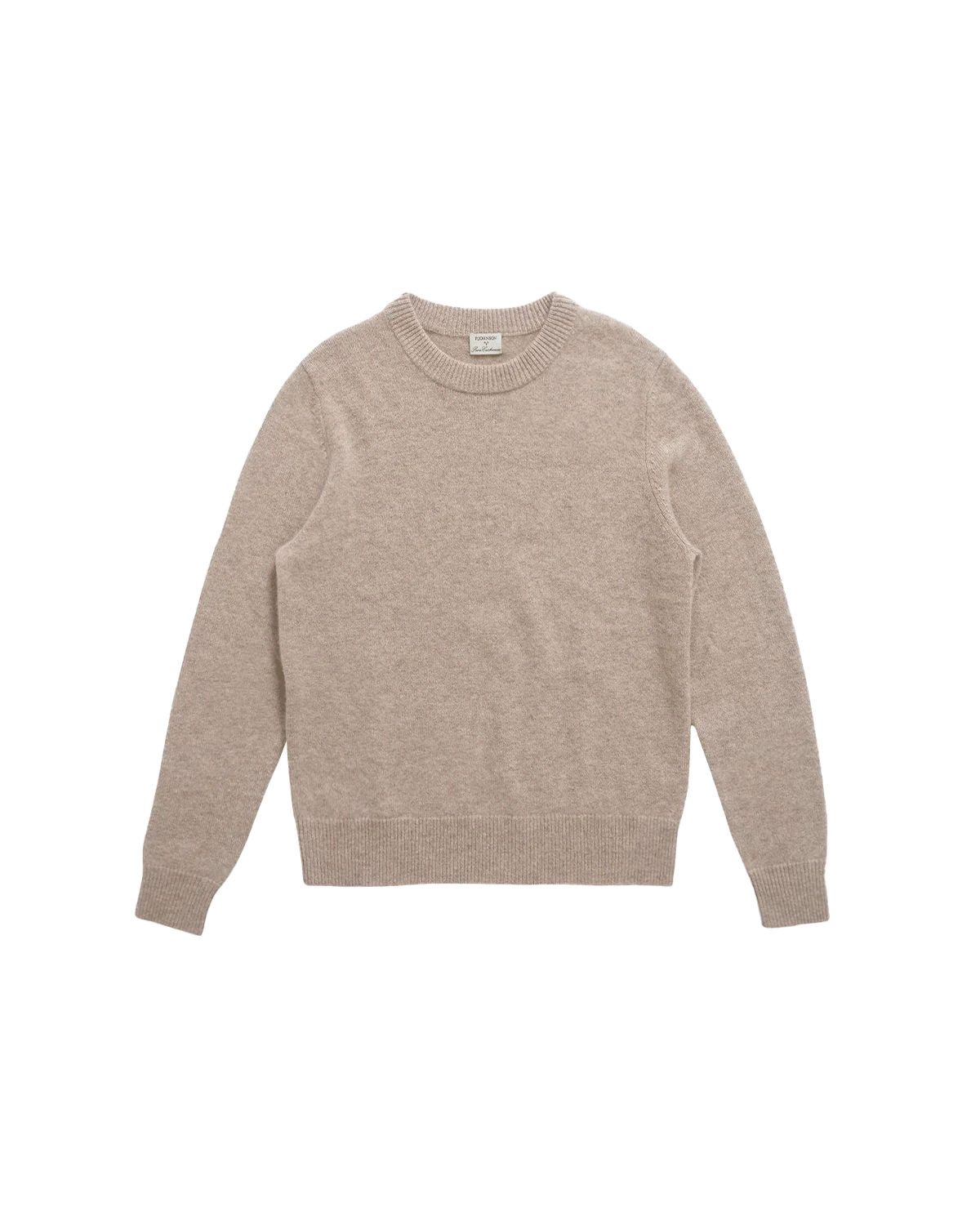 Cashmere Crew Neck - Oatmeal - Image 6