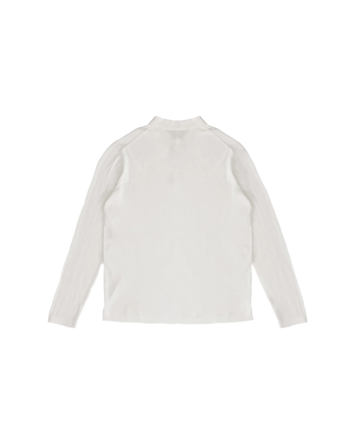 Ice Cotton Long Sleeve Polo - Off White - Image 5