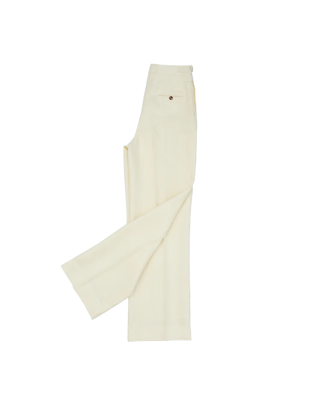 Off White Linen Perriand Trousers - Image 4