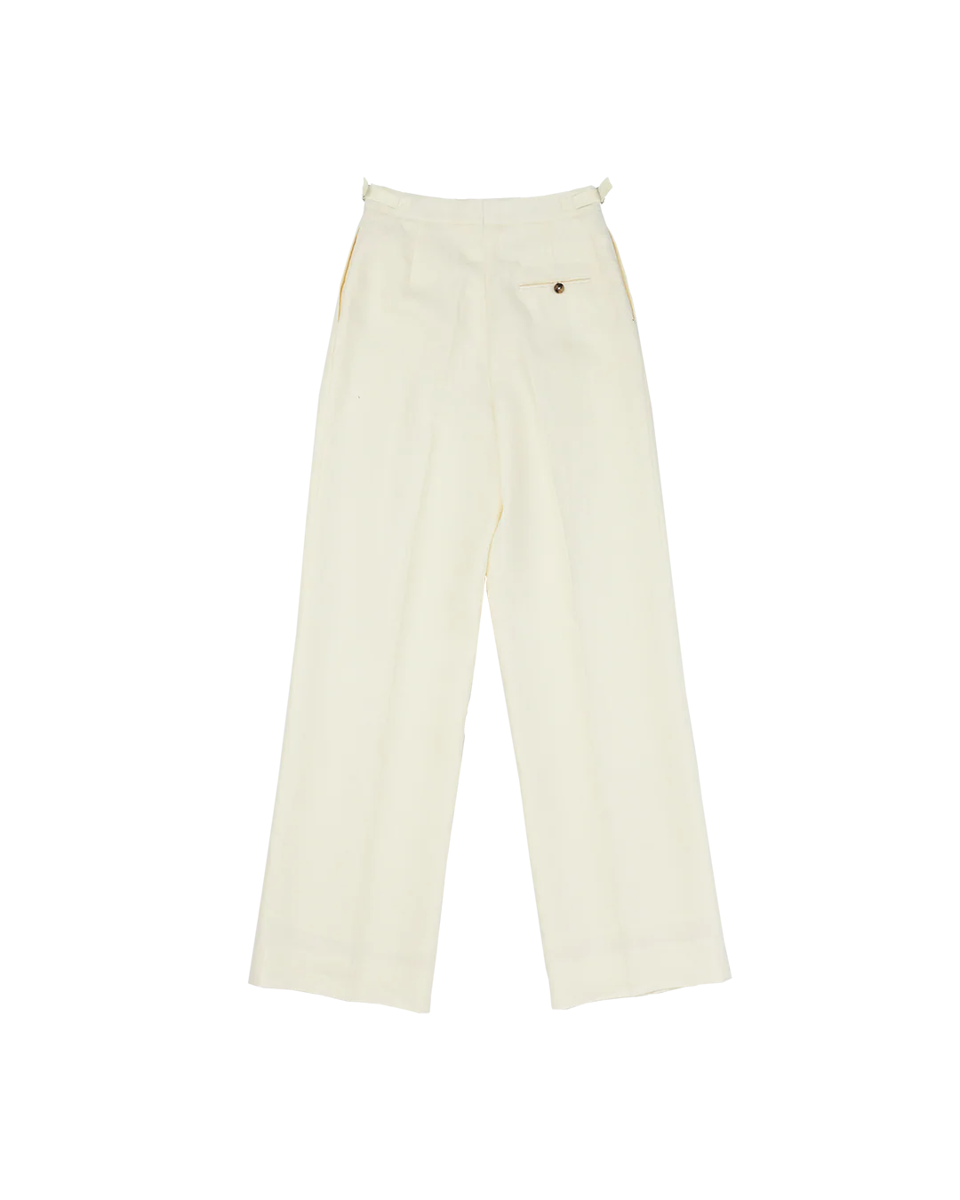 Off White Linen Perriand Trousers - Image 5