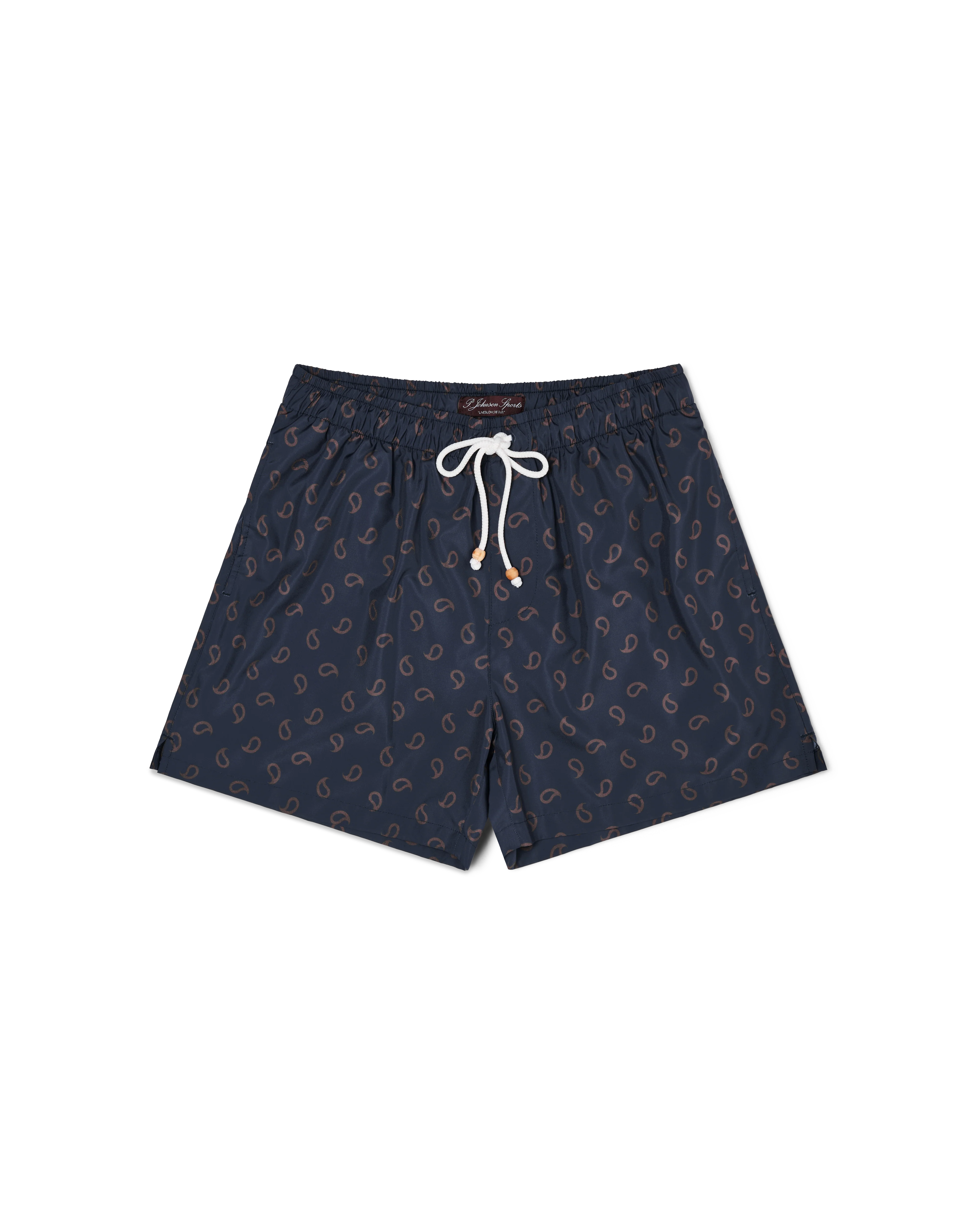 Paisley Swim Short - Navy - Image 2