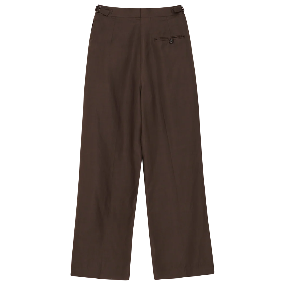 Perriand Trouser - Chocolate Dupioni - Image 7