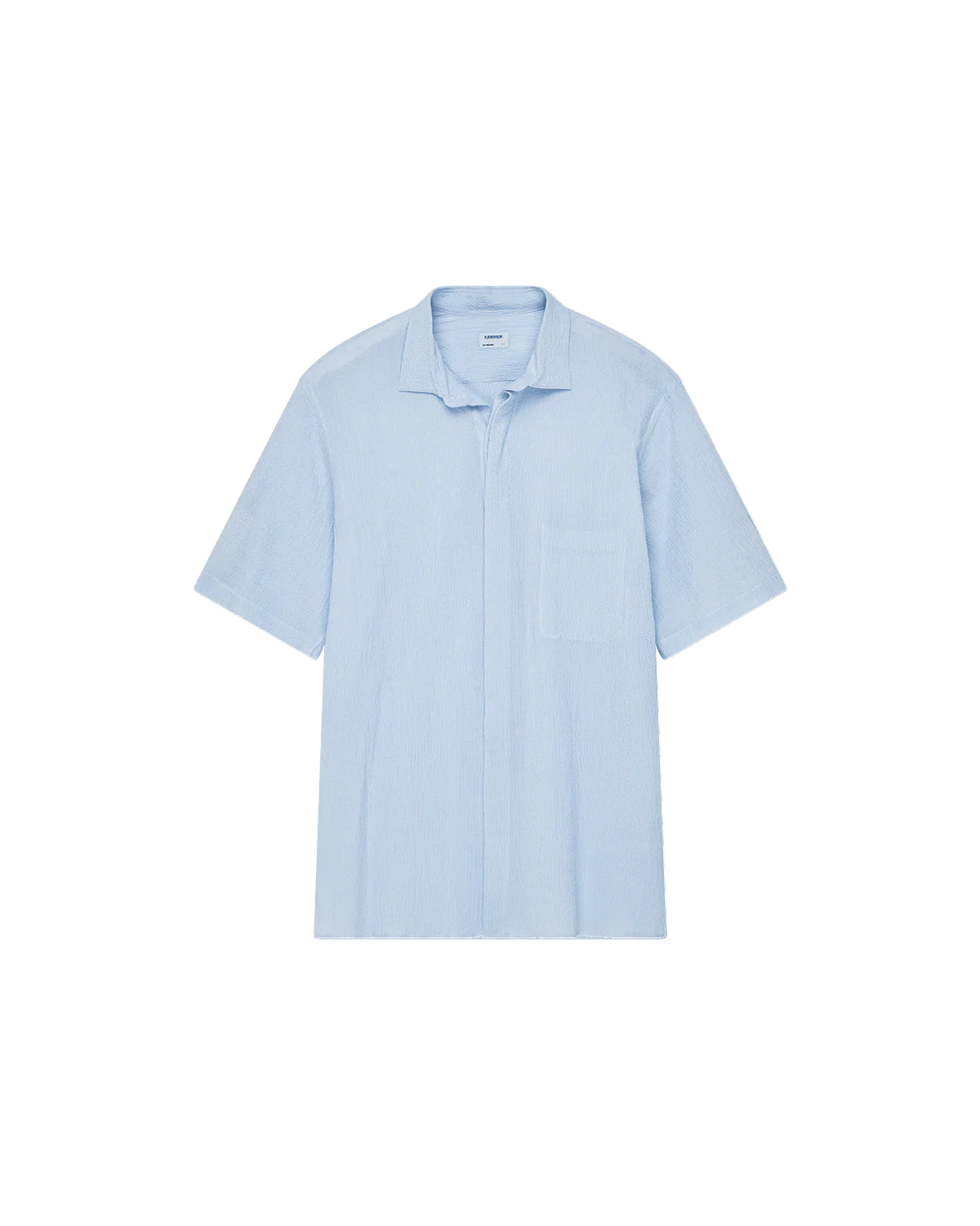 Resort Shirt I - Blue Stripe Fine Seersucker - Image 6