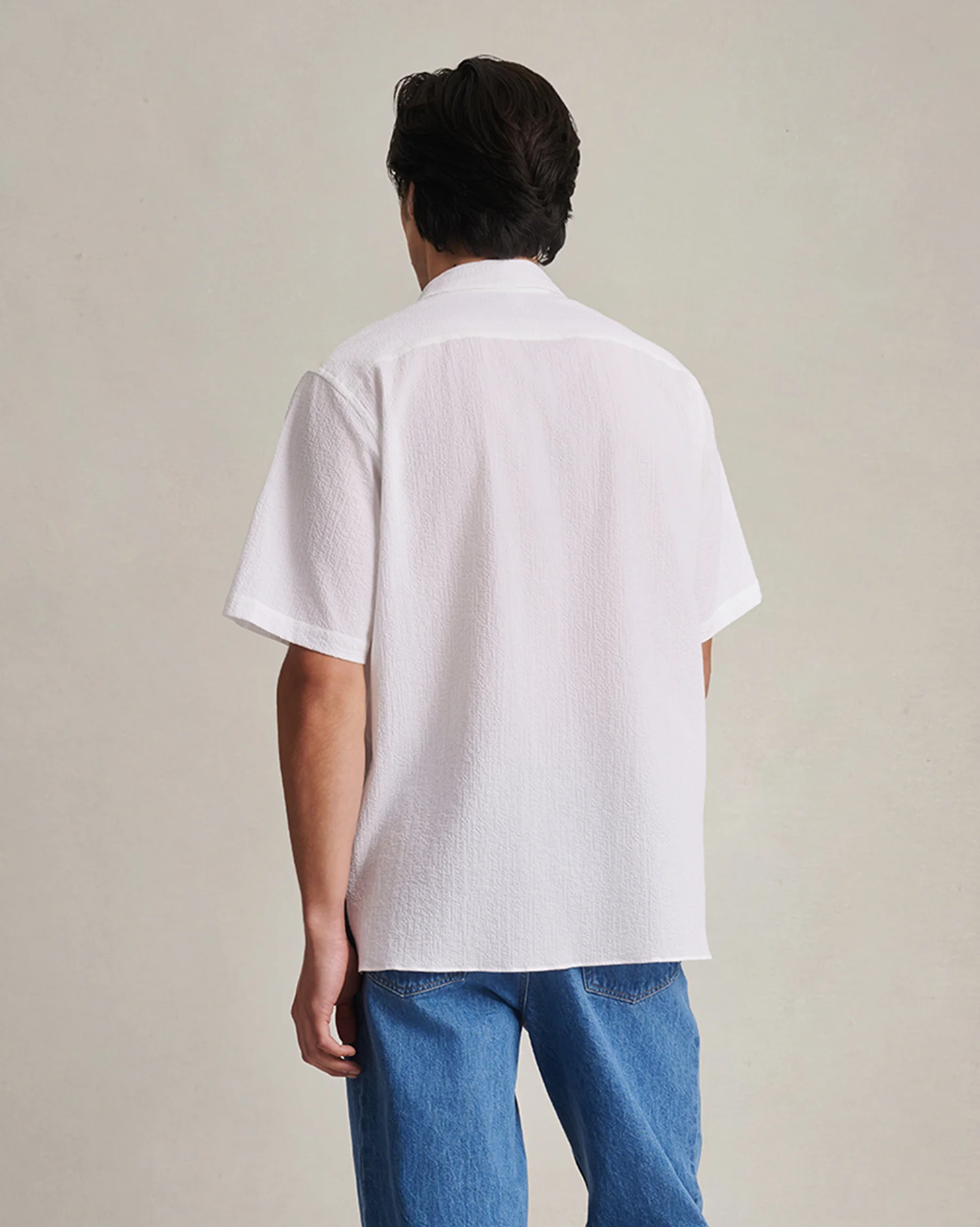 Resort Shirt I - White Fine Seersucker - Image 8