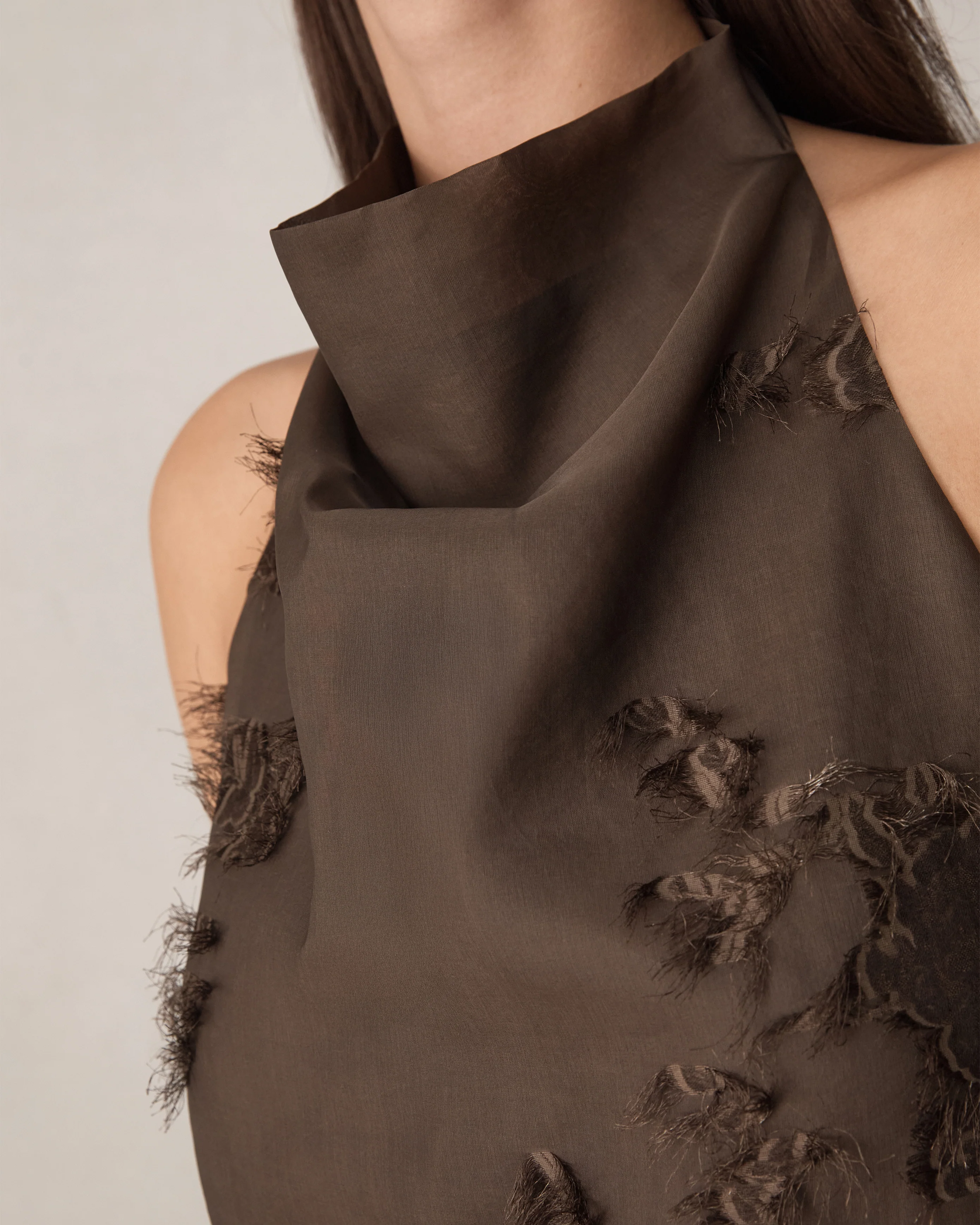 Roberta Halter Top - Chocolate - Image 5