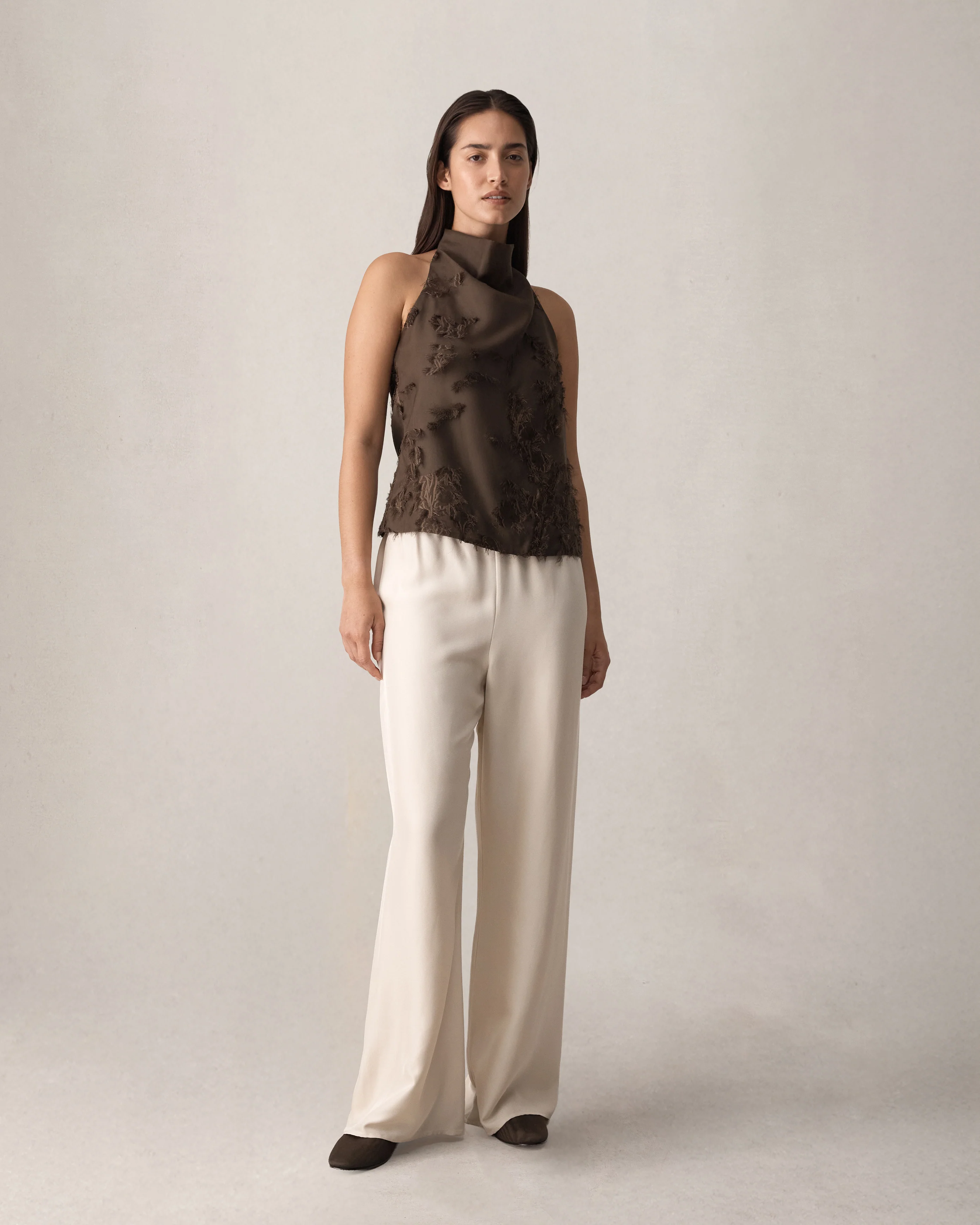 Roberta Halter Top - Chocolate - Image 6