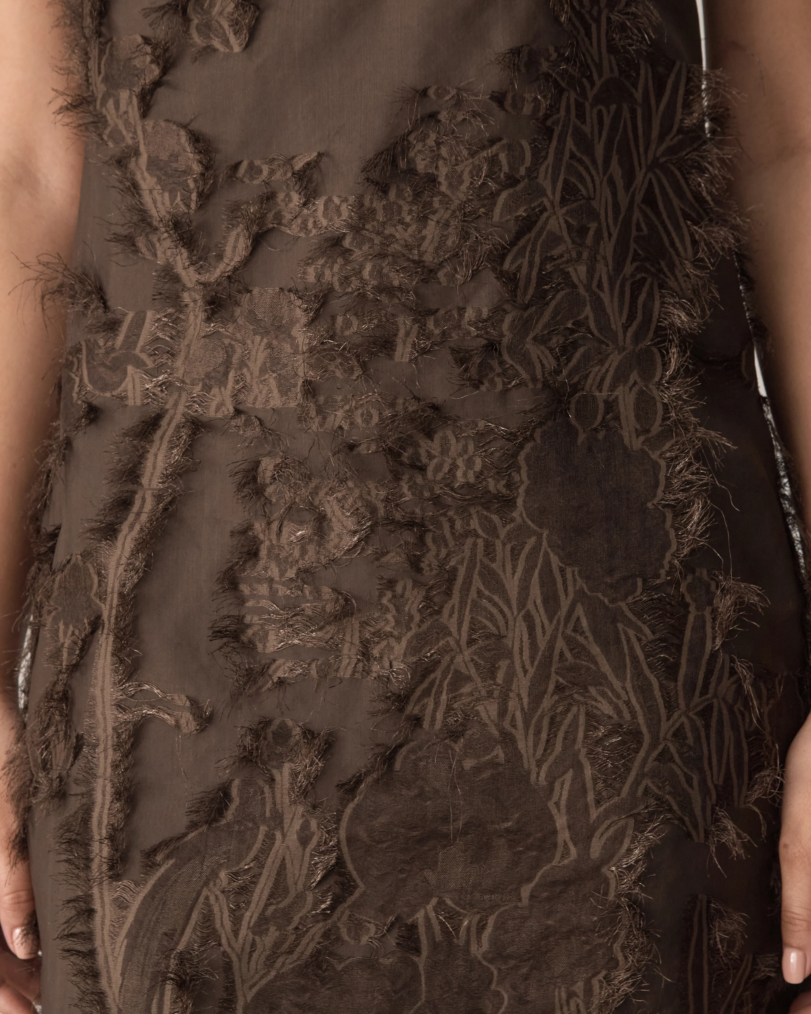 Roberta Mini Dress - Chocolate - Image 10