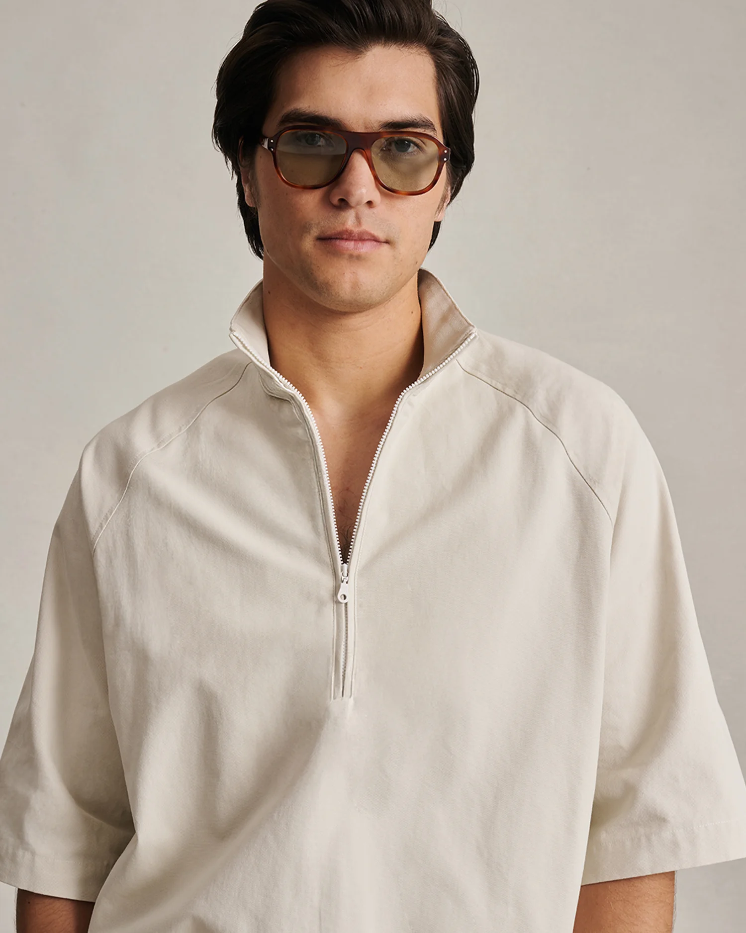 Rōjin Quarter Zip - Bone - Image 4