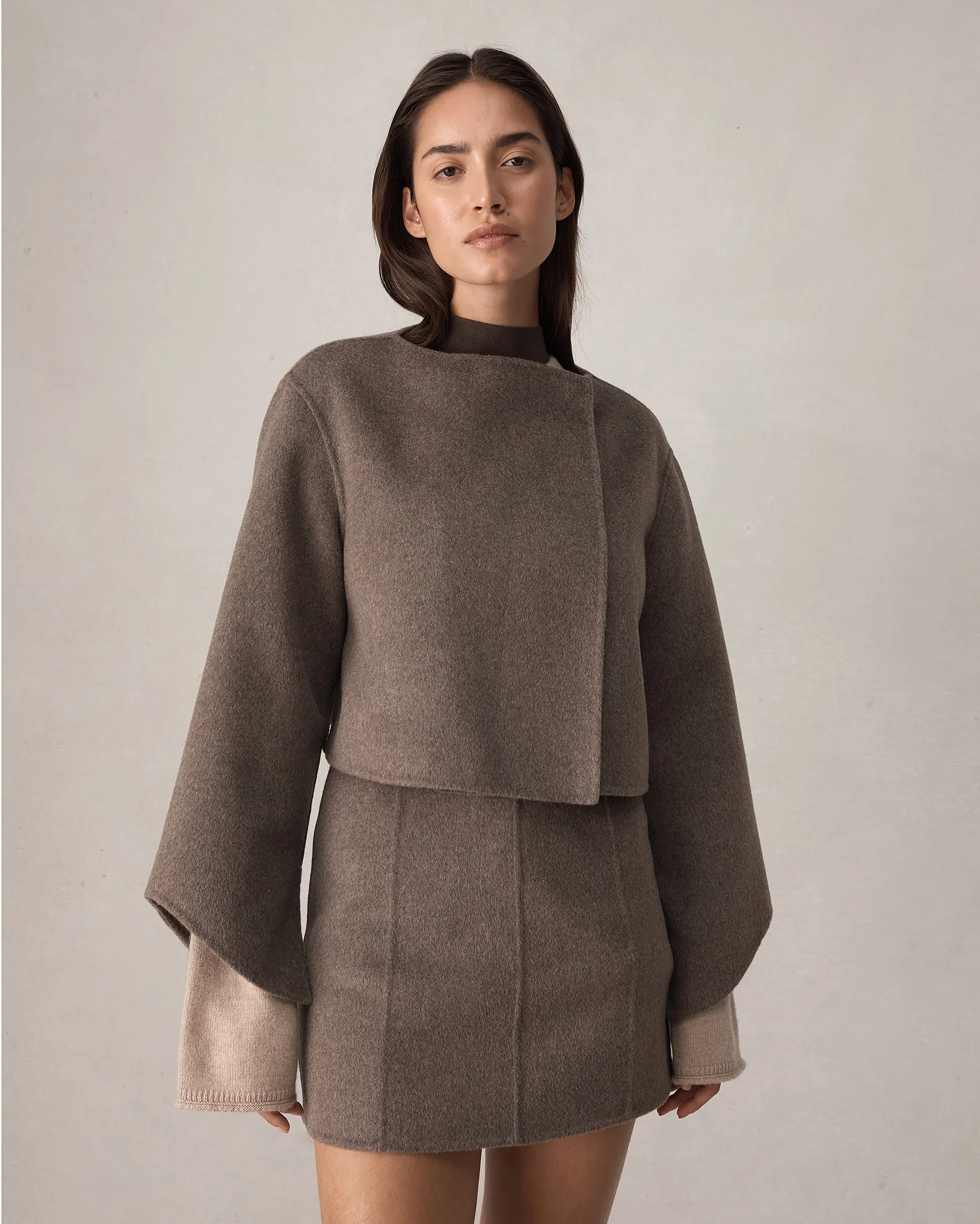 Rosie Cropped Jacket - Brindle - Image 4