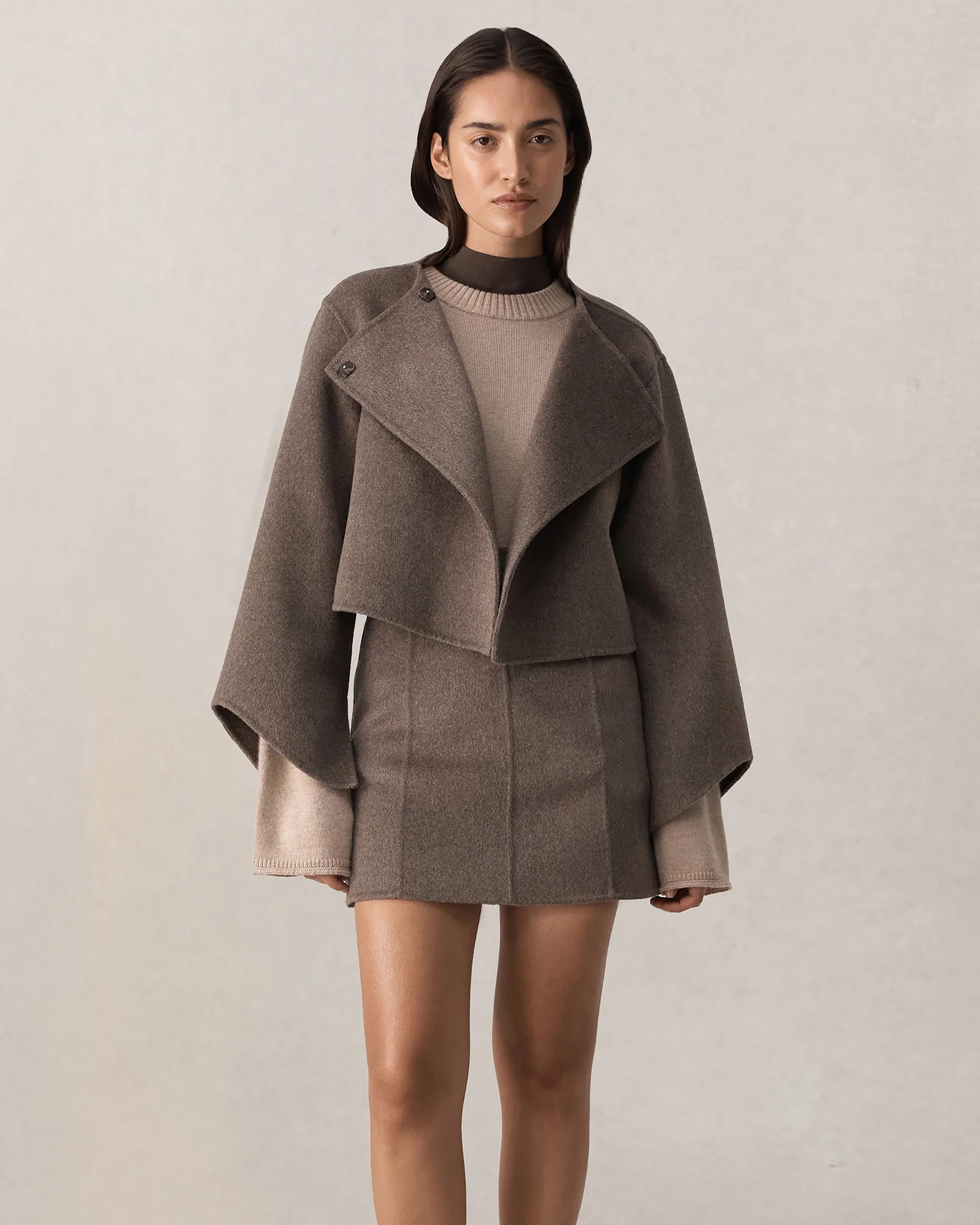 Rosie Cropped Jacket - Brindle - Image 5