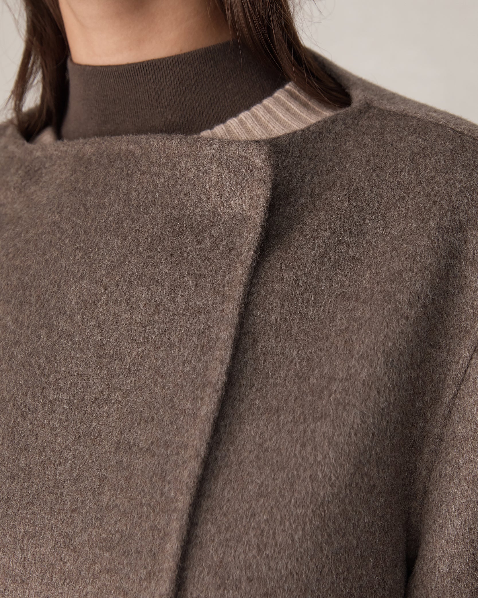 Rosie Cropped Jacket - Brindle - Image 9