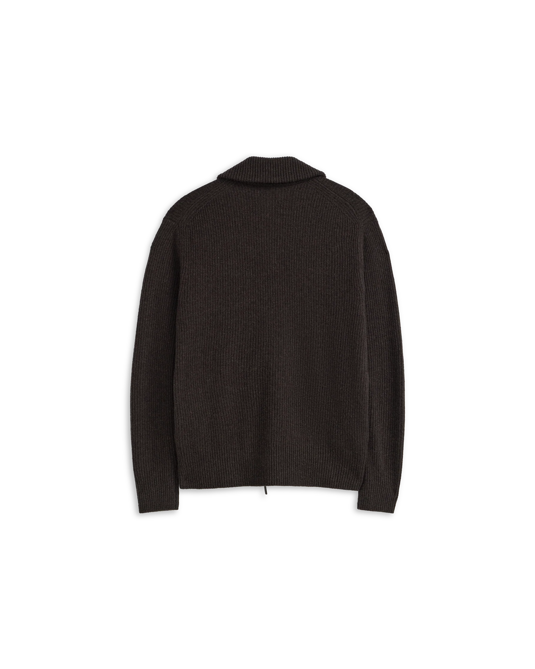 Royal Cashmere Cardigan - Umber - Image 3