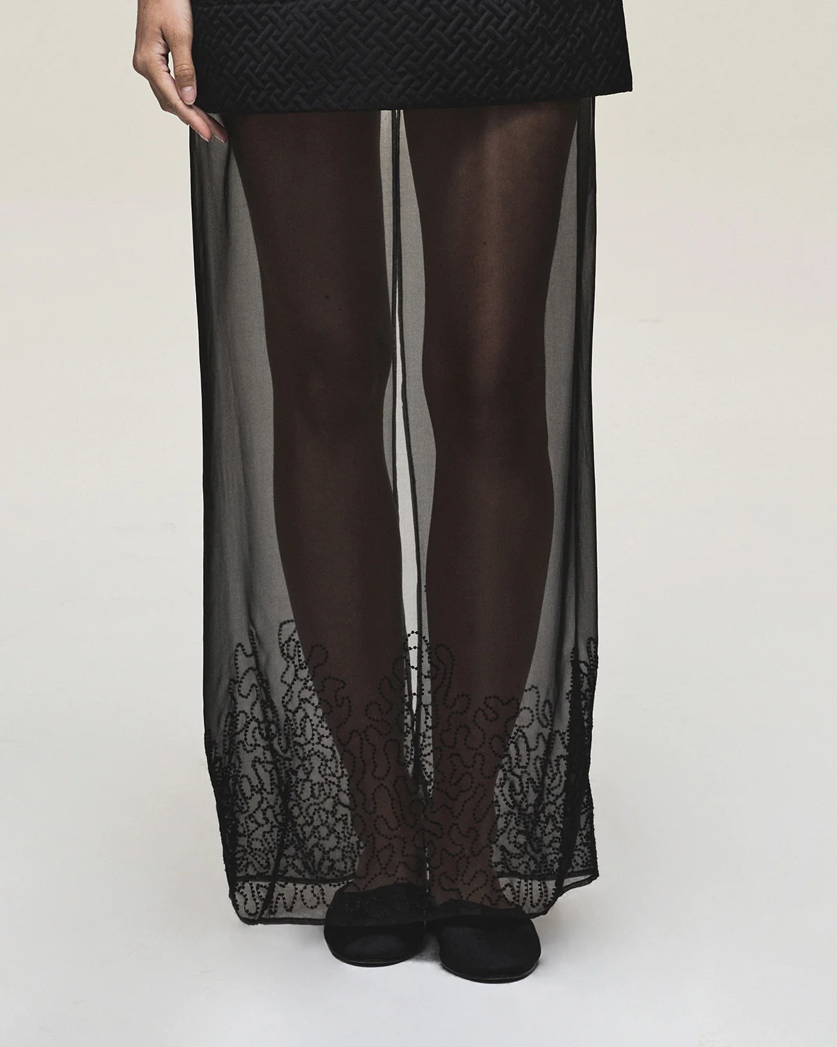 Sabine Strapless Quilted Dress - Black - Image 4
