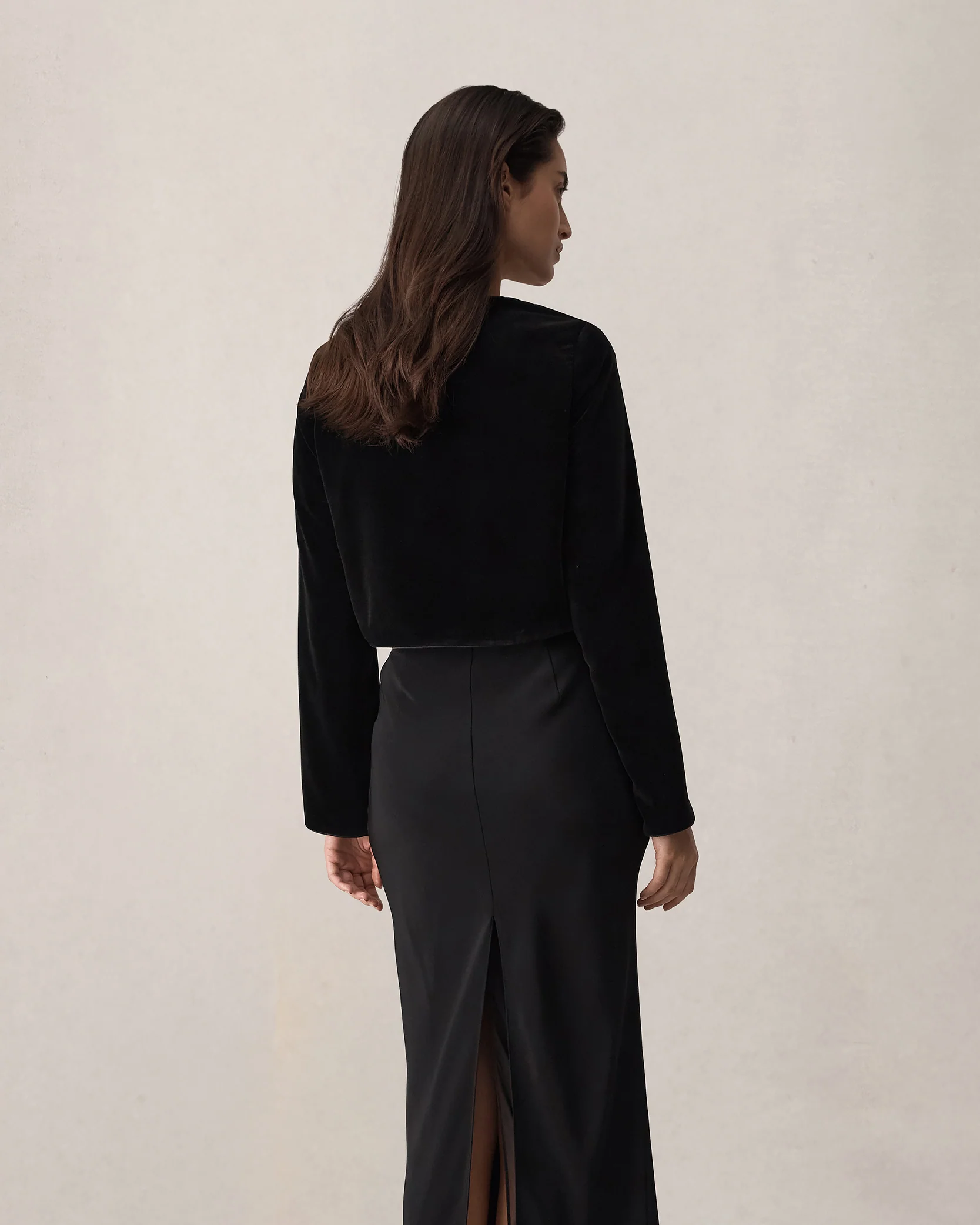 Sofia Jacket - Black Velvet - Image 6
