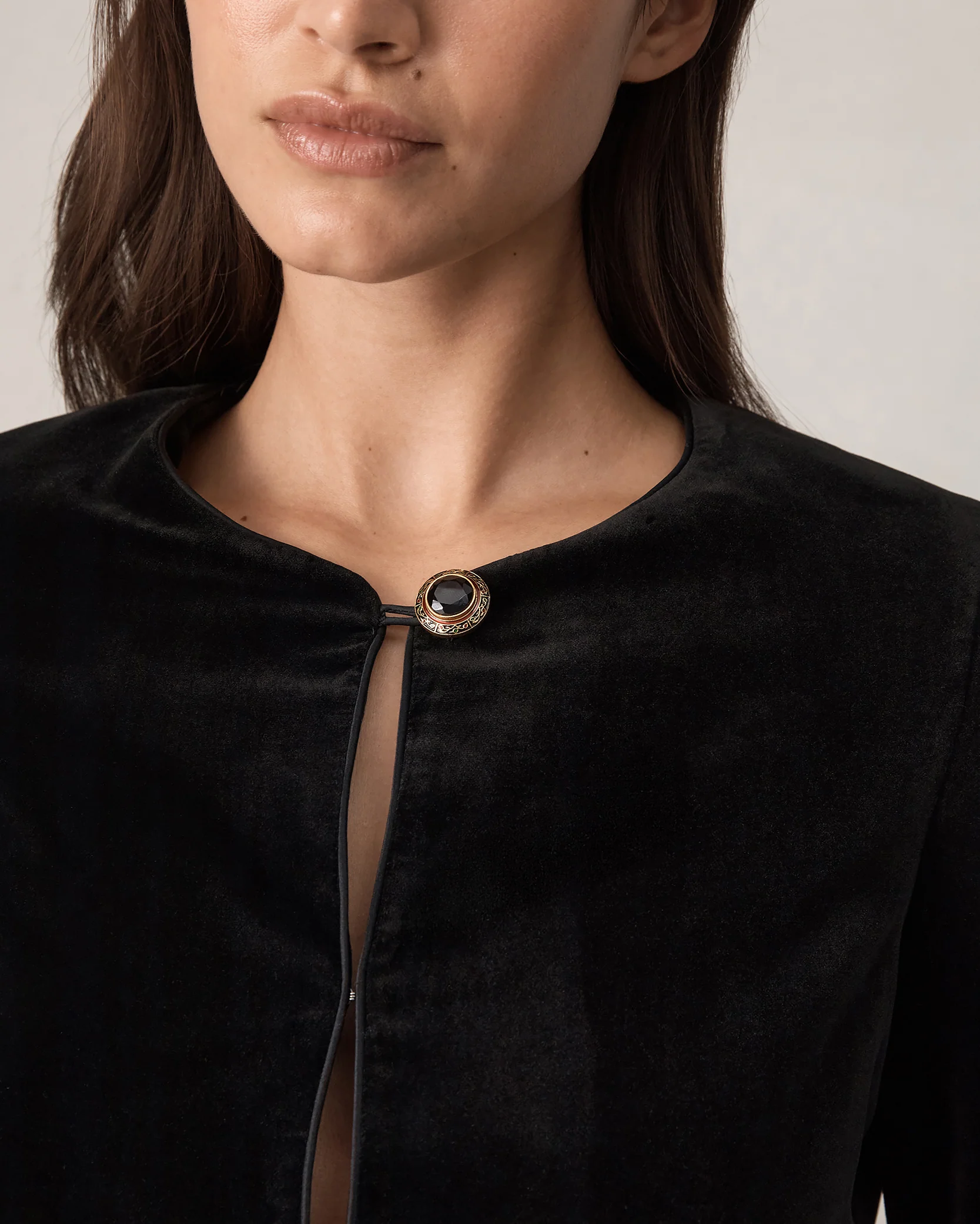 Sofia Jacket - Black Velvet - Image 8