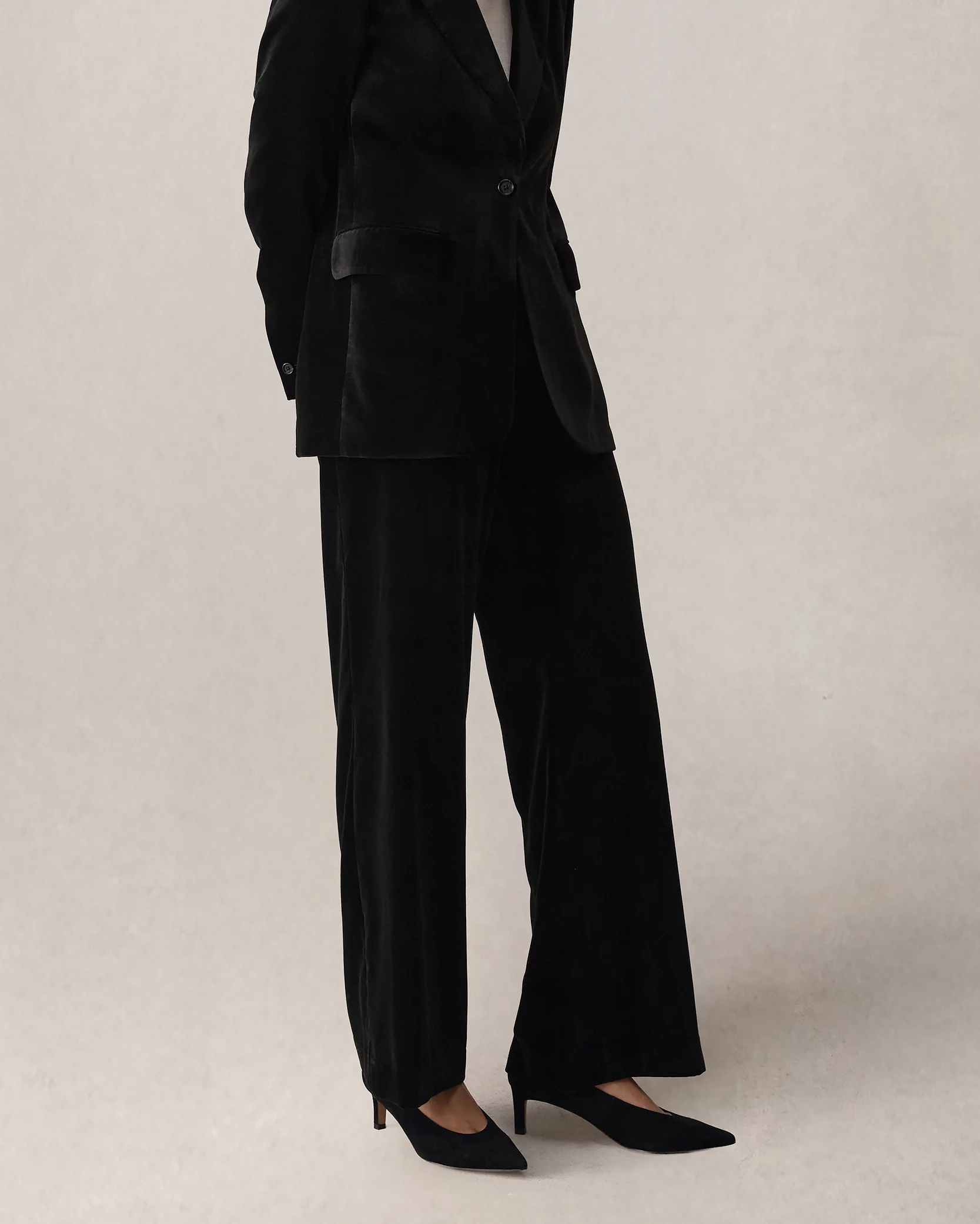 Sofia Trouser - Black Velvet - Image 5