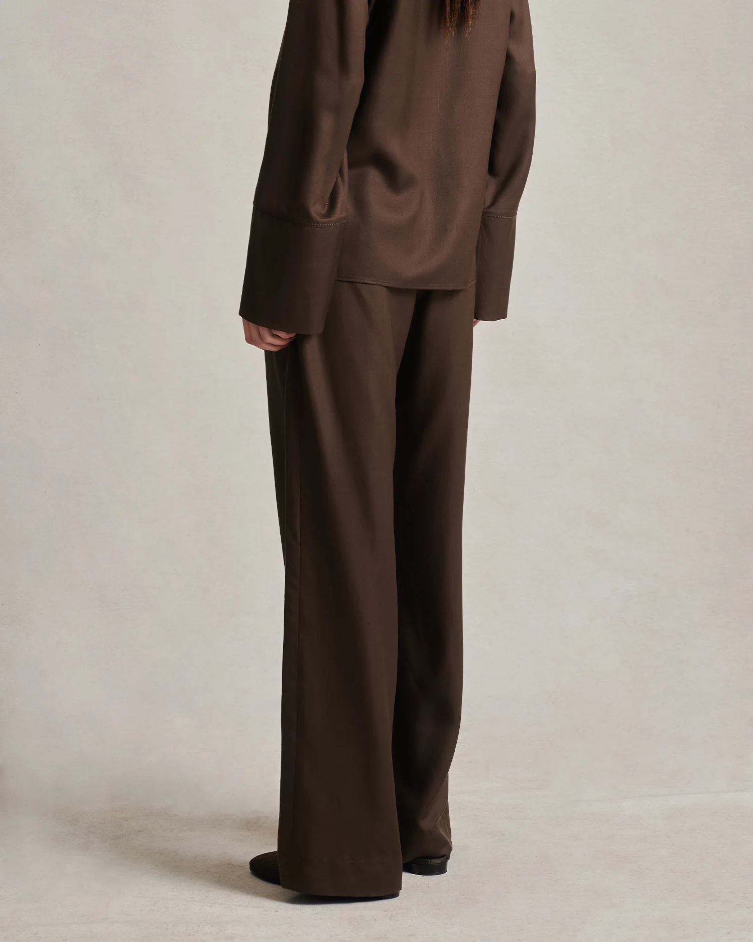 Sofia Trouser - Chocolate Dupioni - Image 4