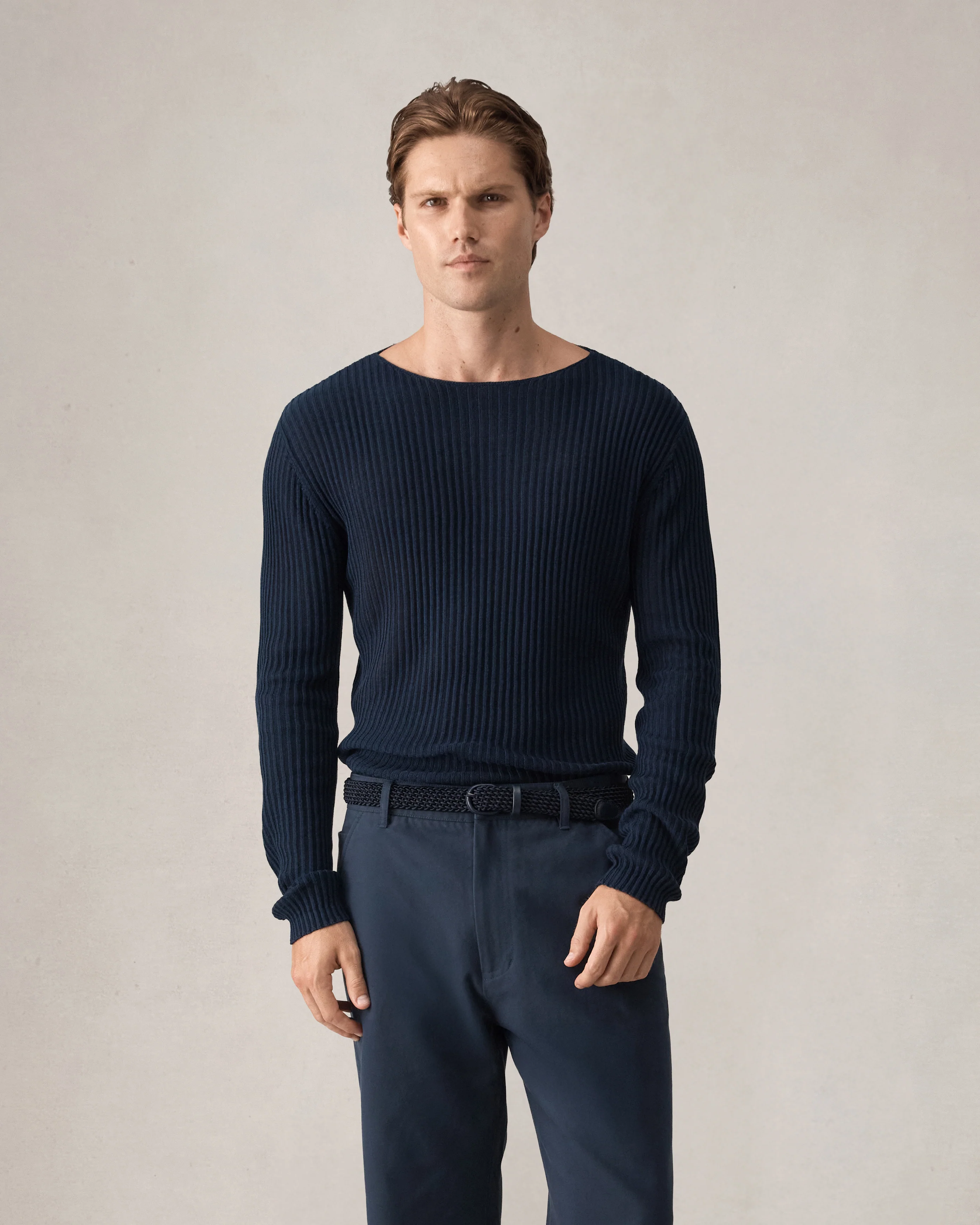 Somerset Knit - Navy - Image 6