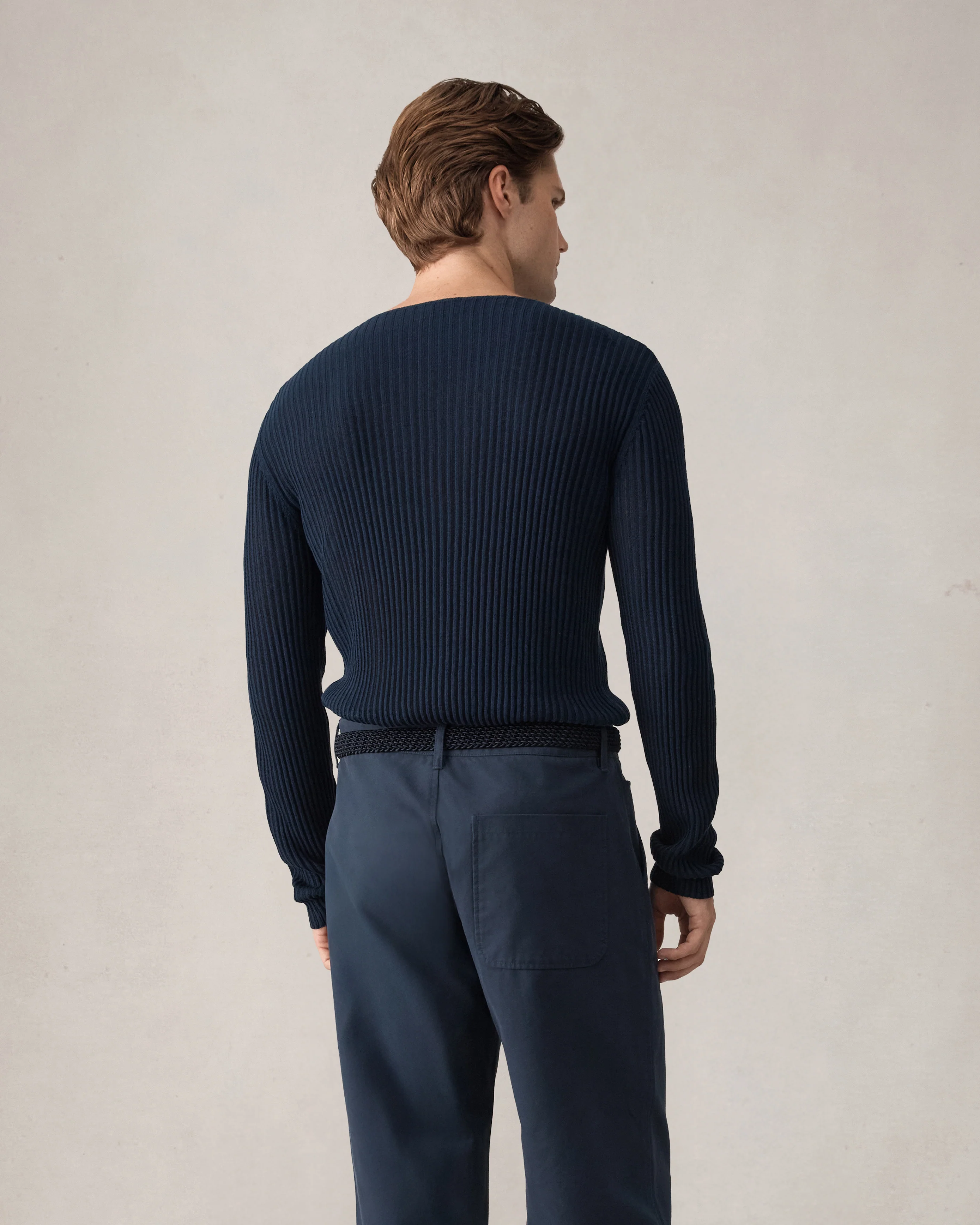 Somerset Knit - Navy - Image 8