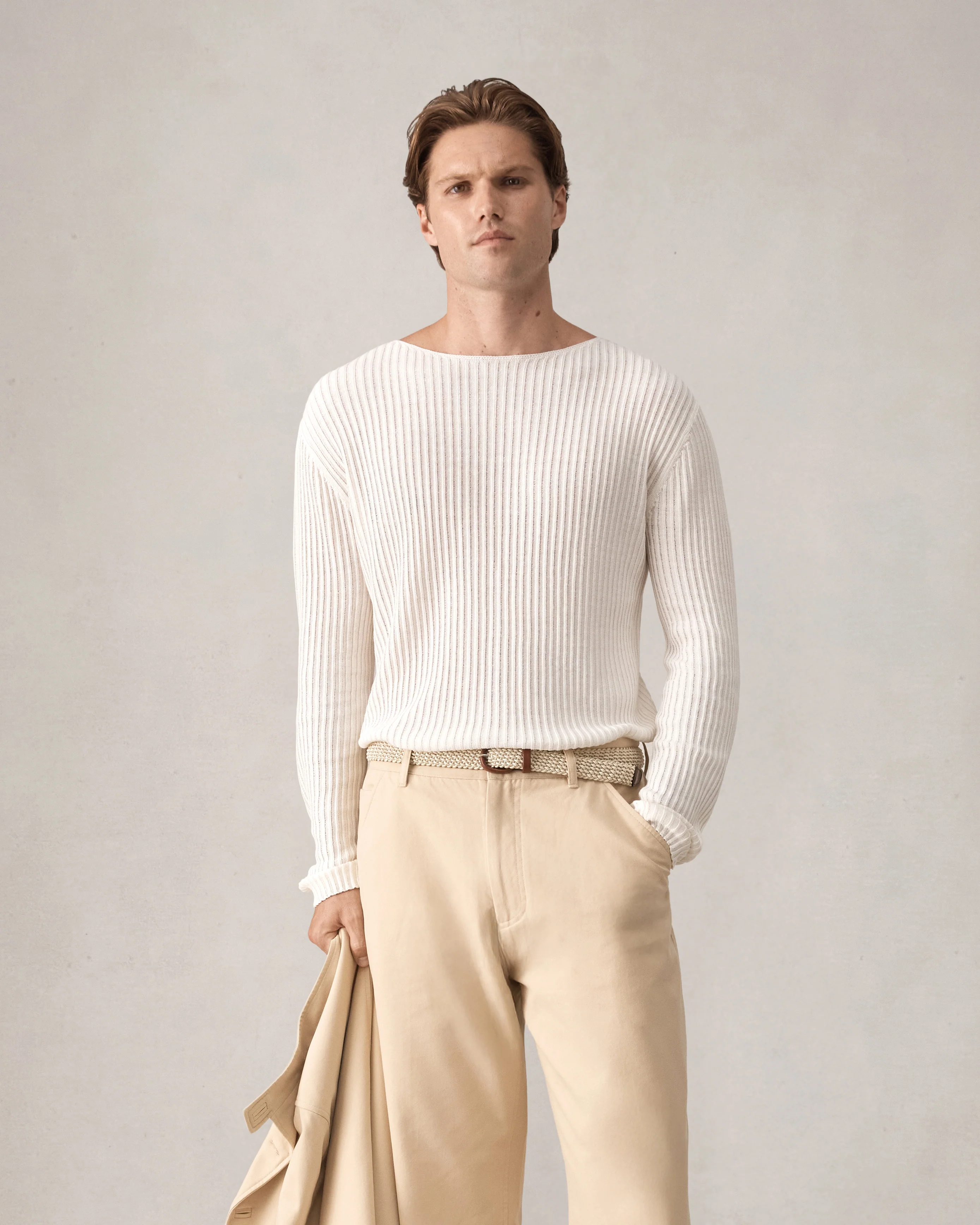 Somerset Knit - White