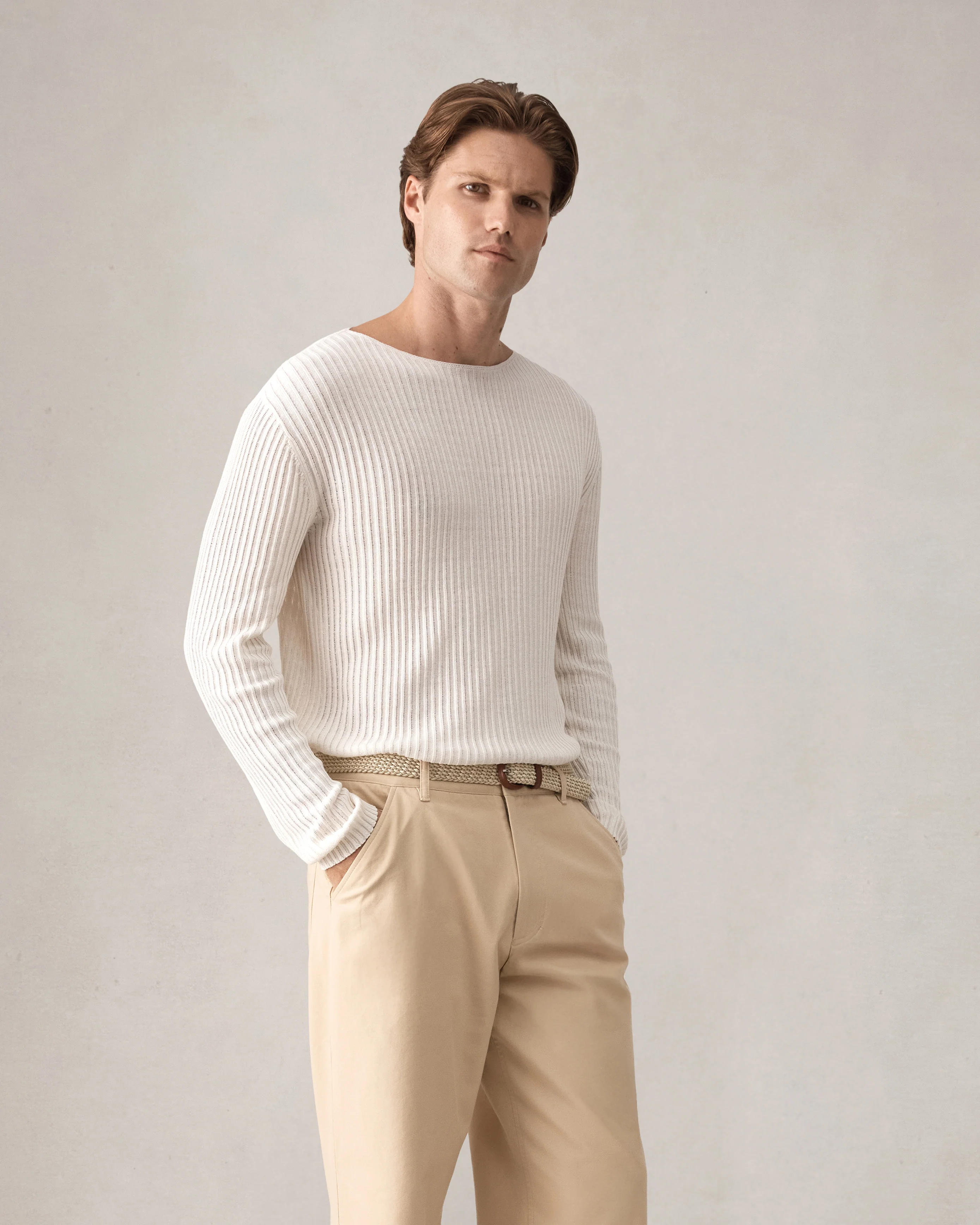 Somerset Knit - White - Image 6