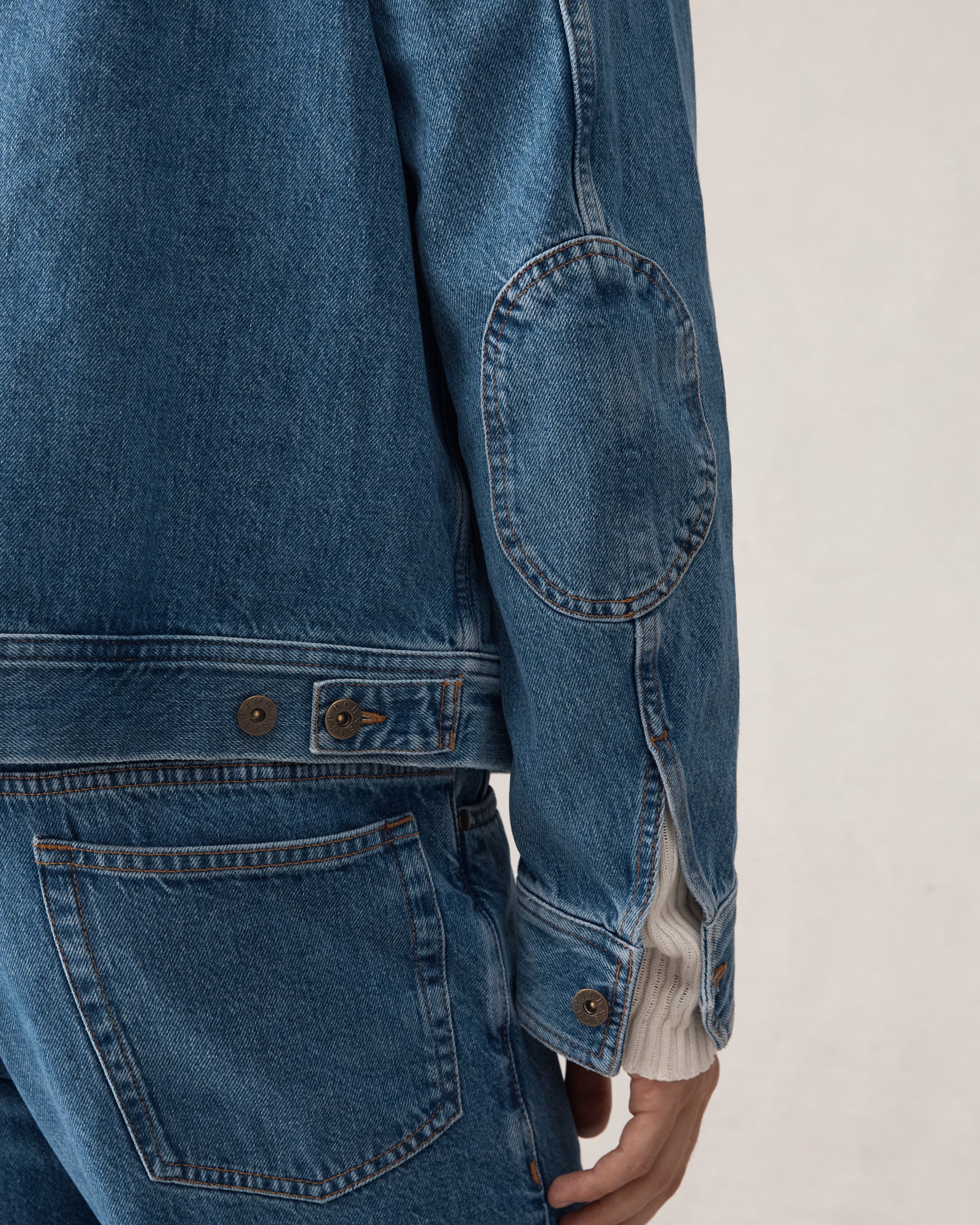 Sonny Denim Jacket - Mid Indigo - Image 12