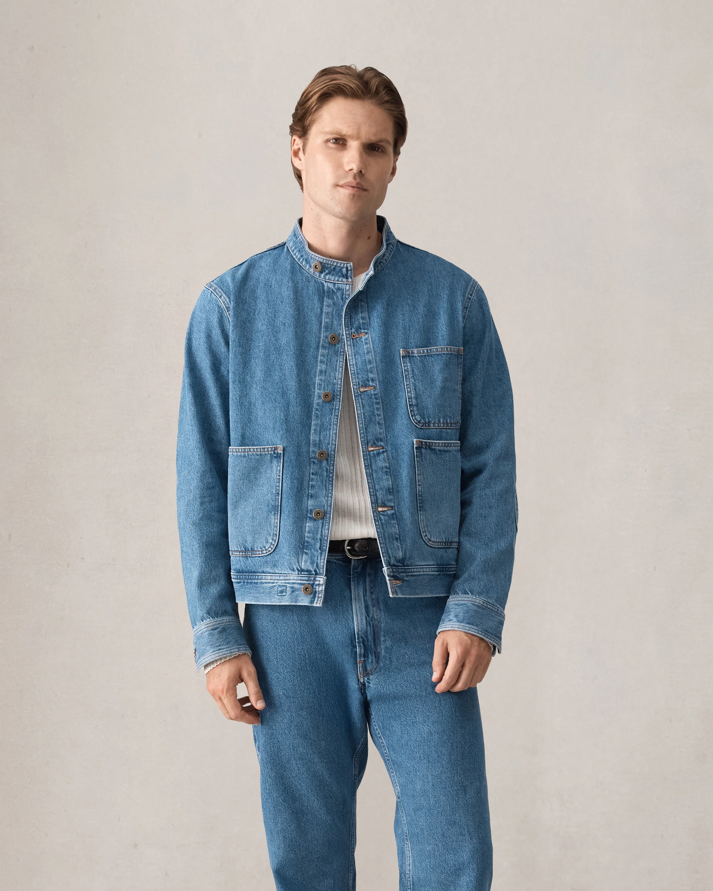 Sonny Denim Jacket - Mid Indigo - Image 5