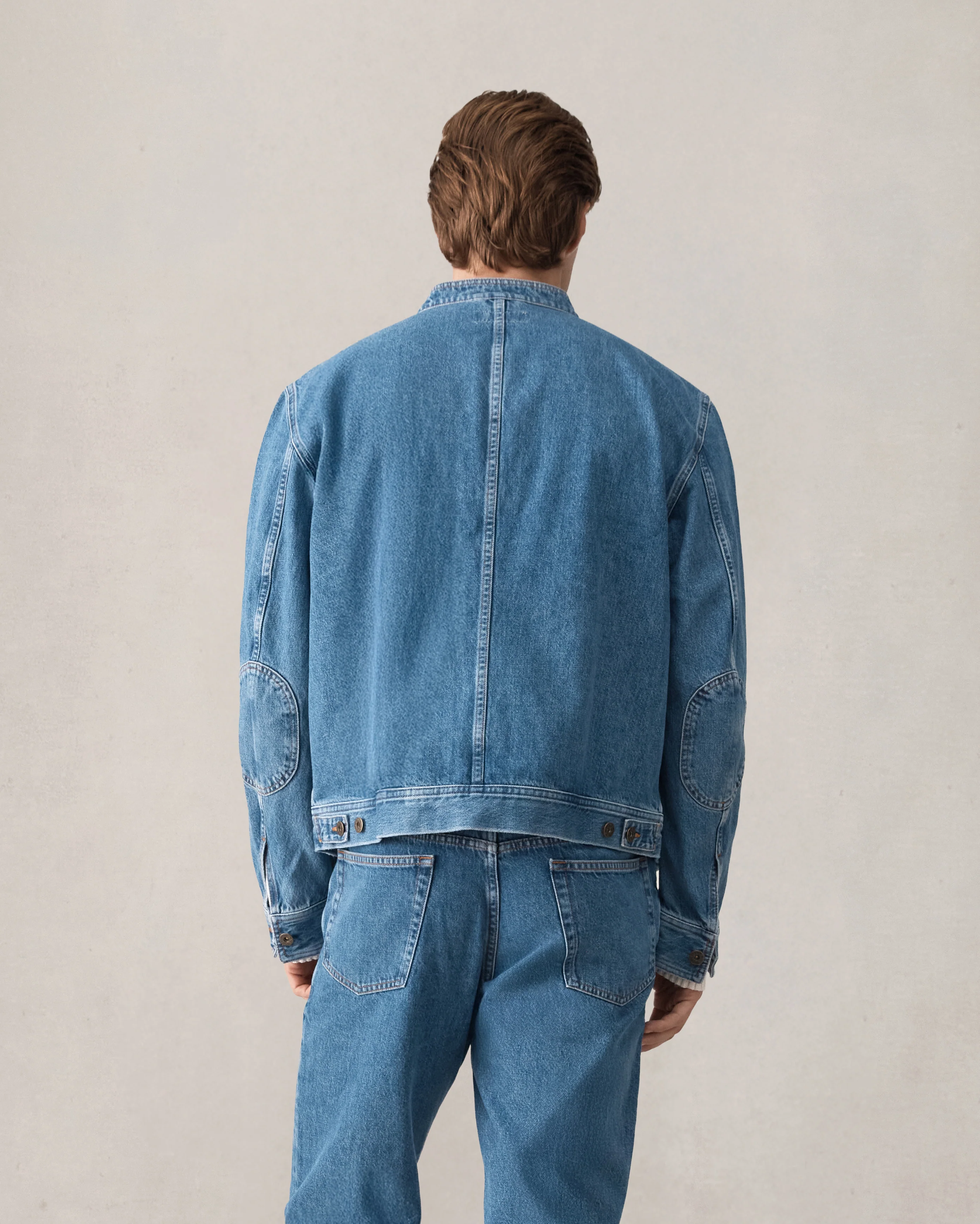 Sonny Denim Jacket - Mid Indigo - Image 7