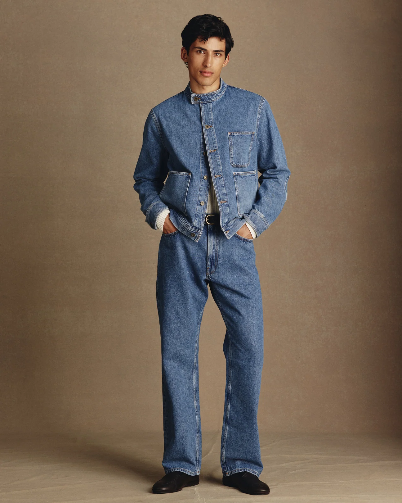 Sonny Denim Jacket - Mid Indigo - Image 14