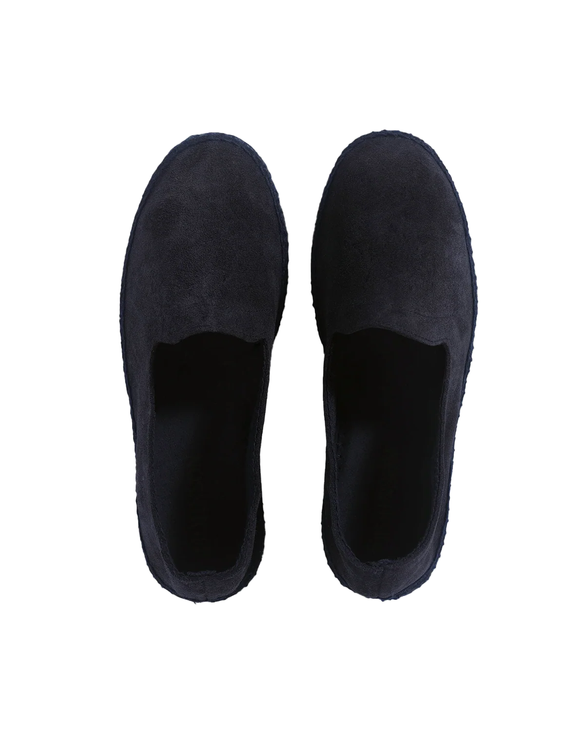 Suede Tonal Espadrille - Navy - Image 3